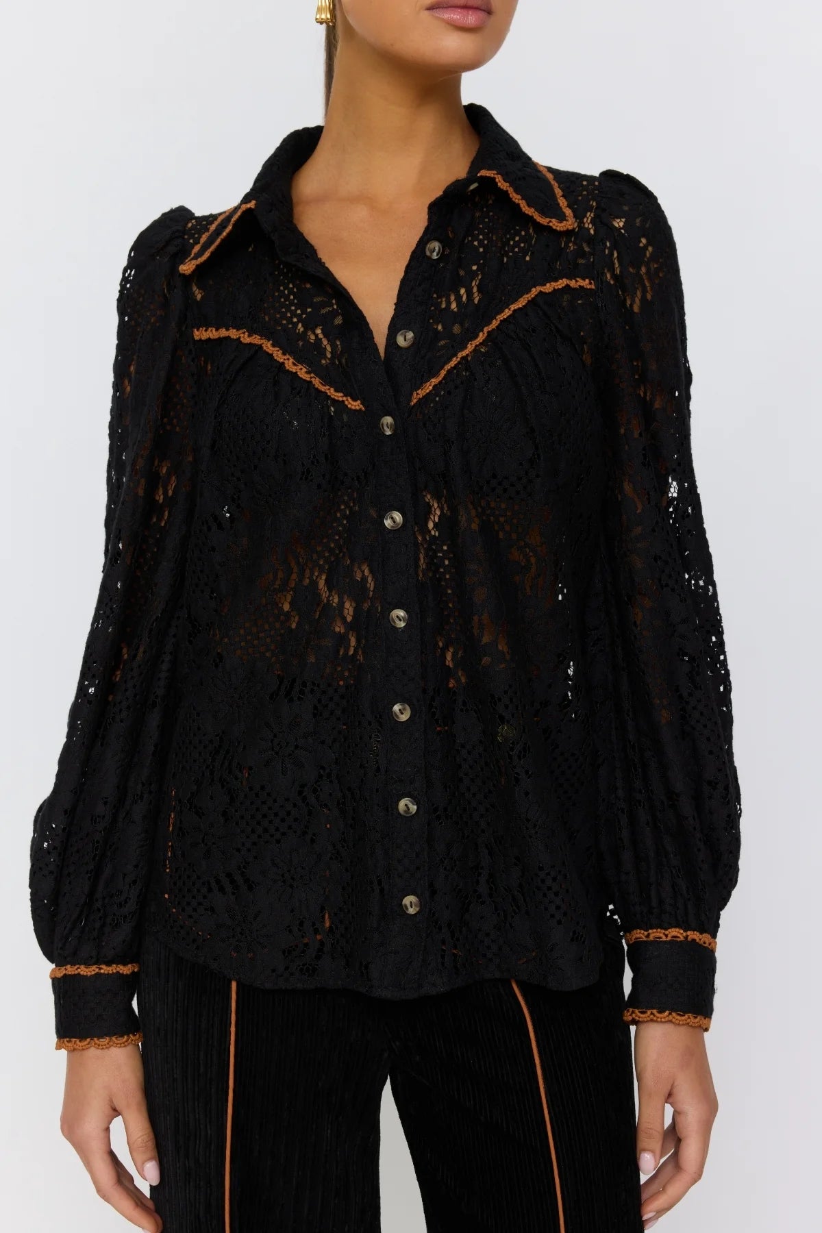 Adriana Blouse - Raven