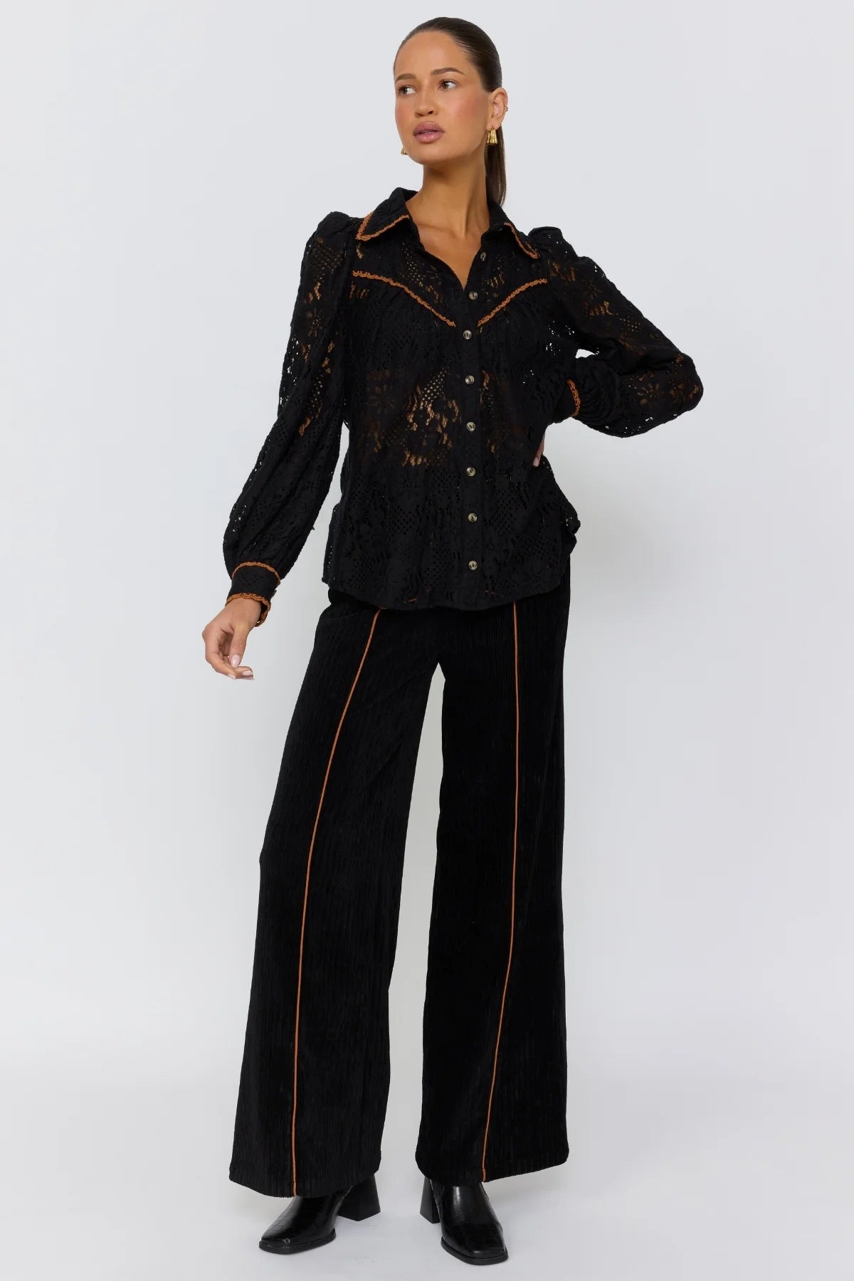 Adriana Blouse - Raven