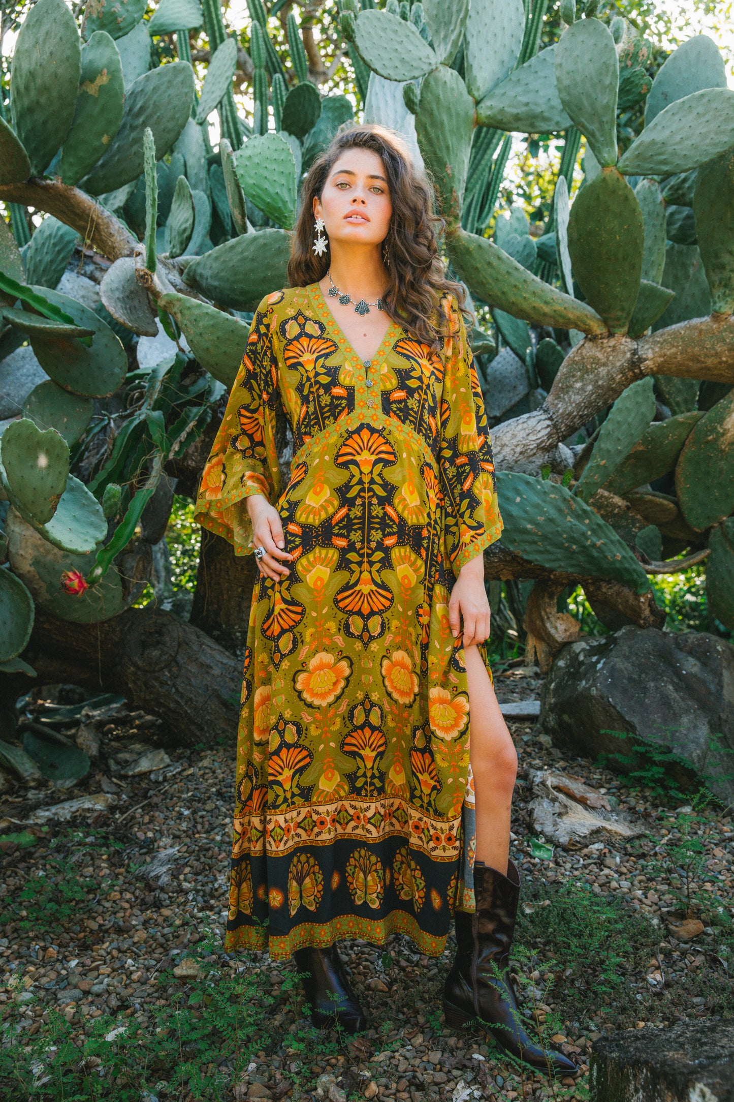 Empire Dress - Coyote
