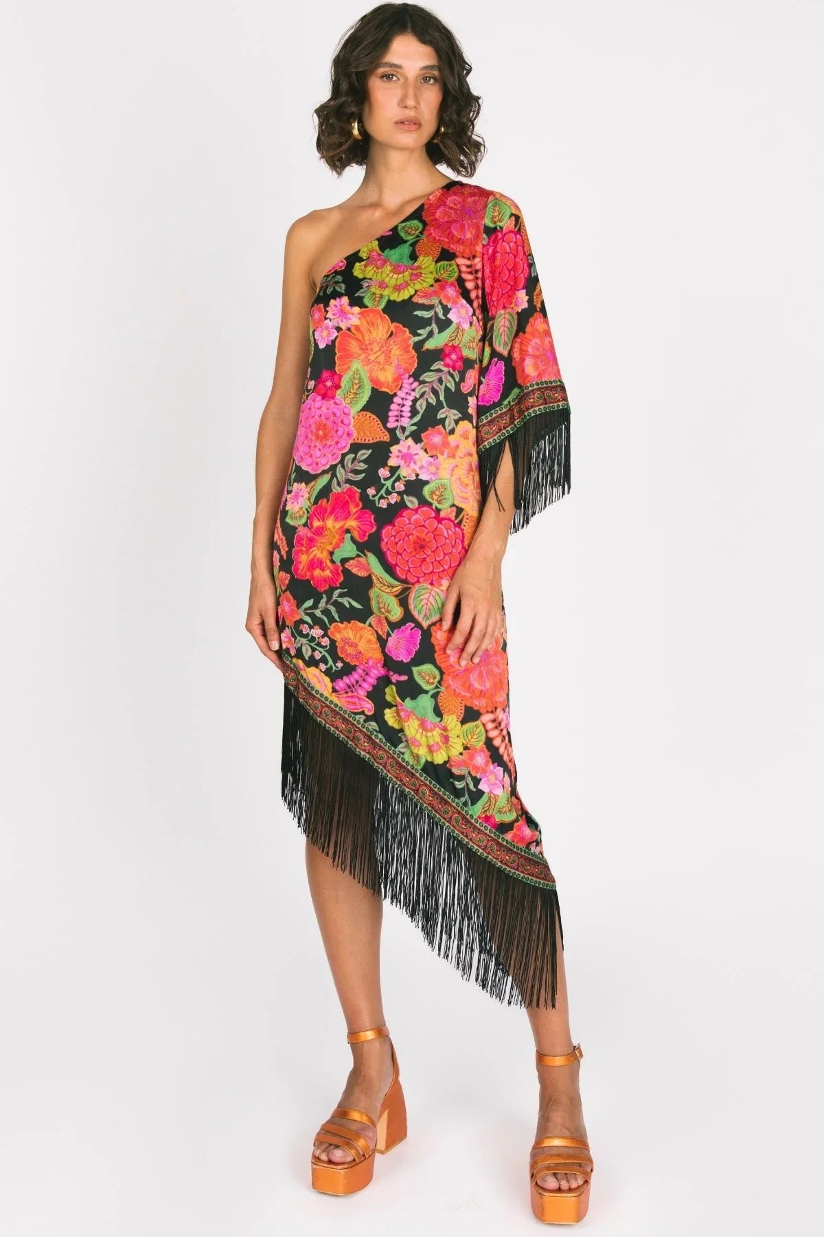 Lady Luck Midi Dress - Paprika