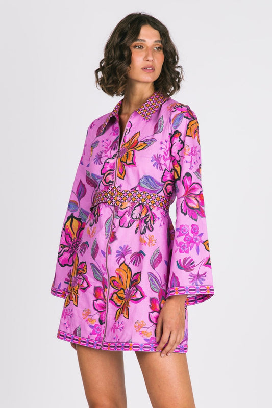 Wonderland Mini Dress - Orchid