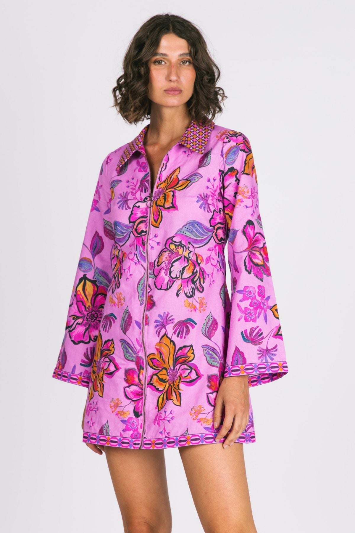 Wonderland Mini Dress - Orchid