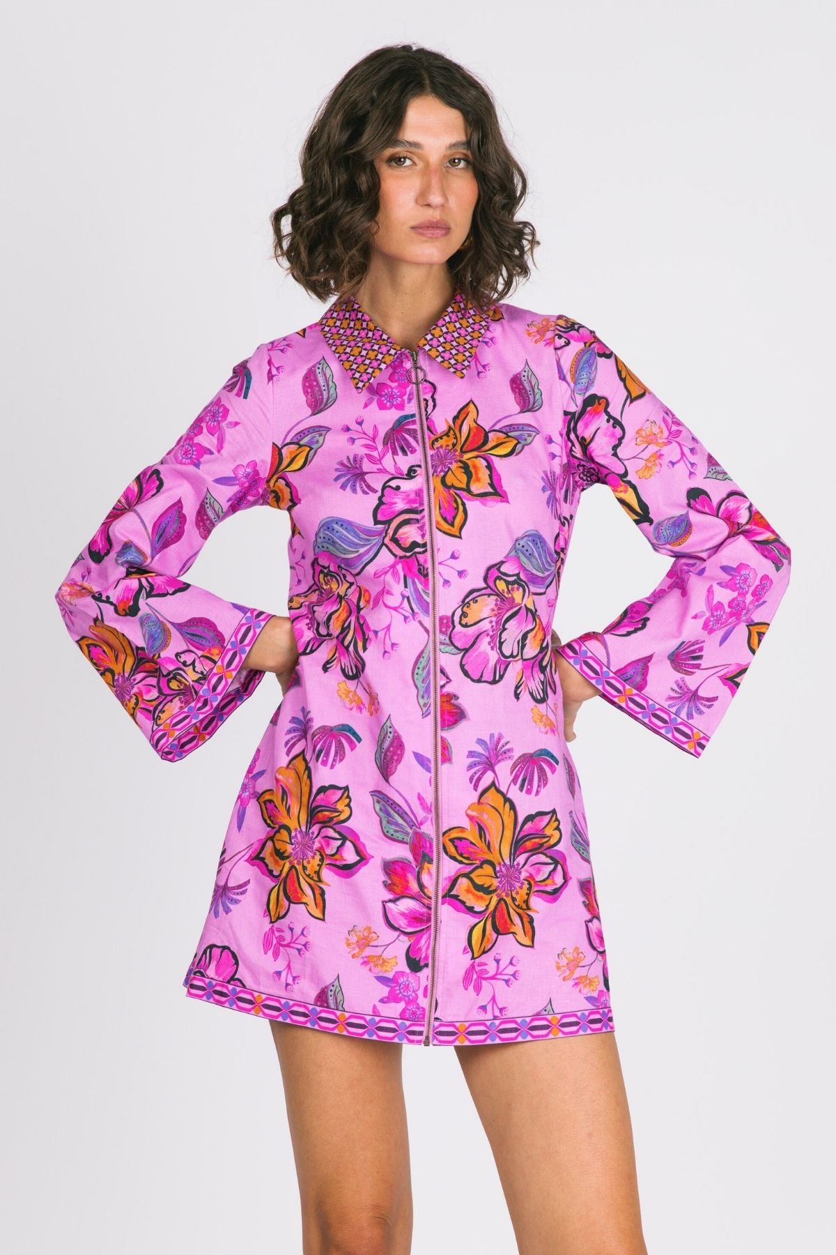 Wonderland Mini Dress - Orchid