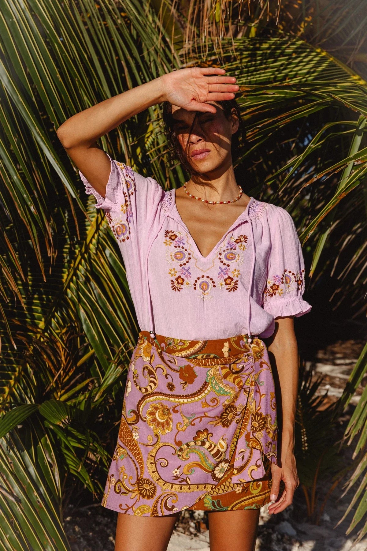 Lily Skirt - Mulberry