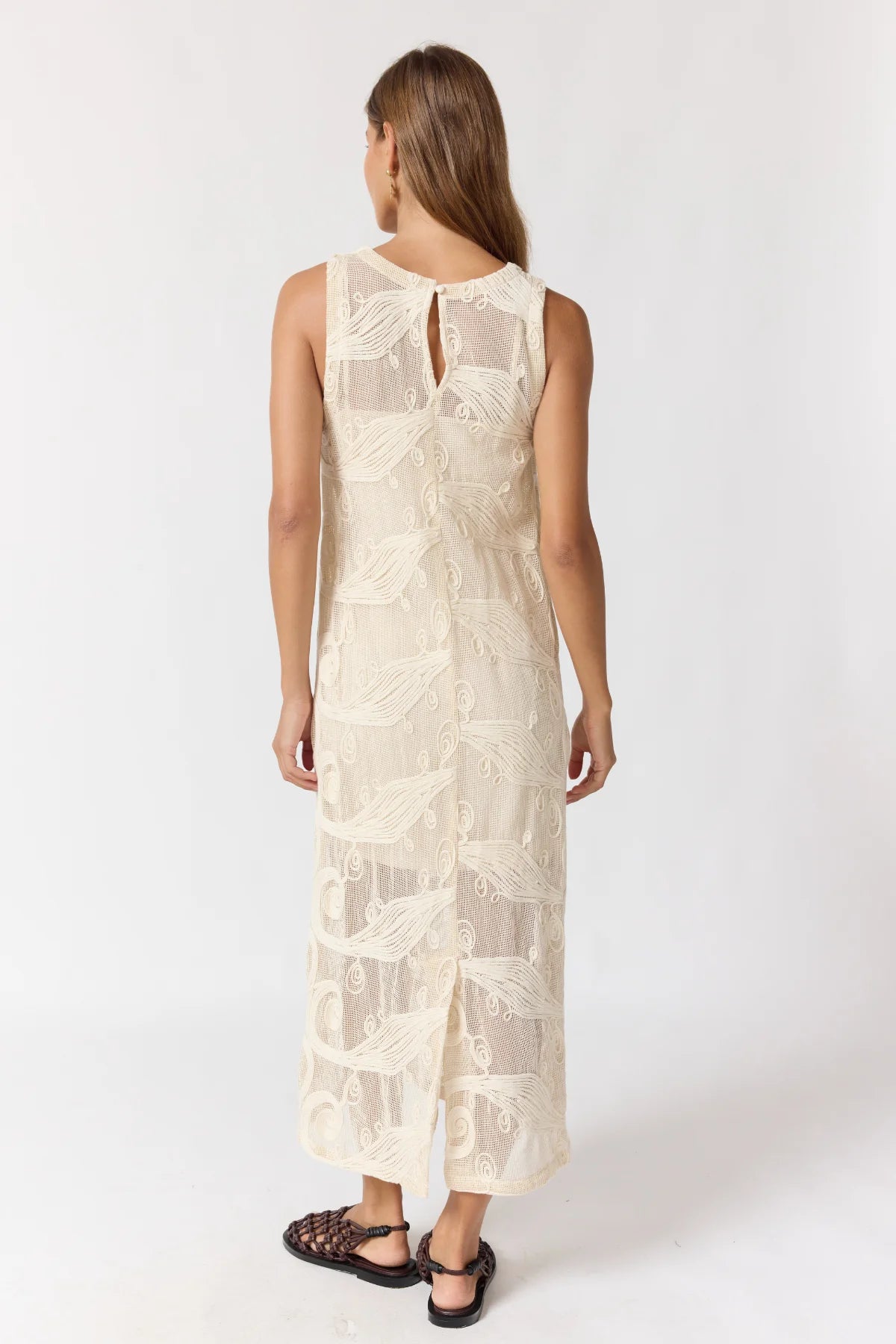 Sadie Midi Dress - Ivory
