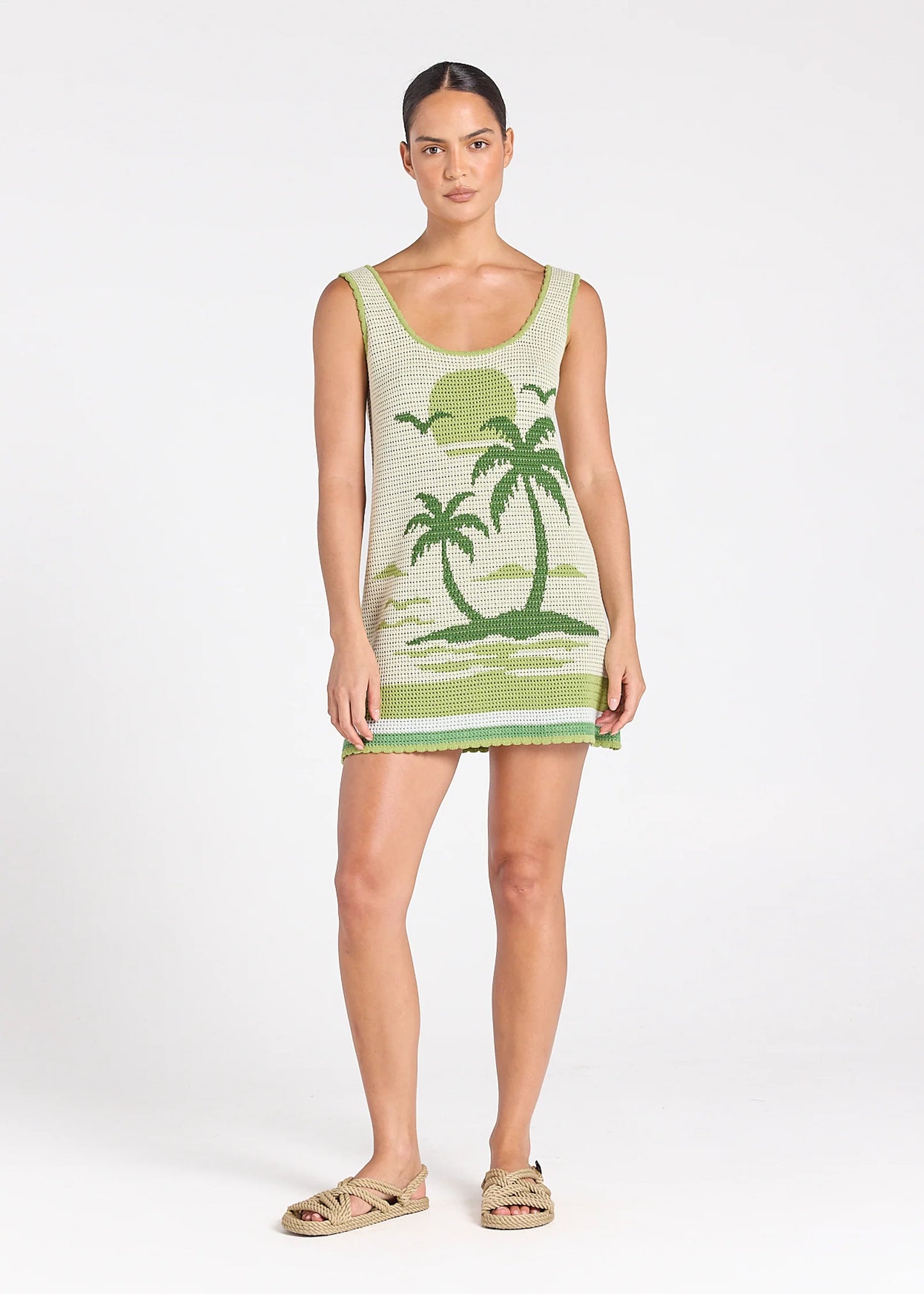 Palm Beach U Knit Dress -Palm