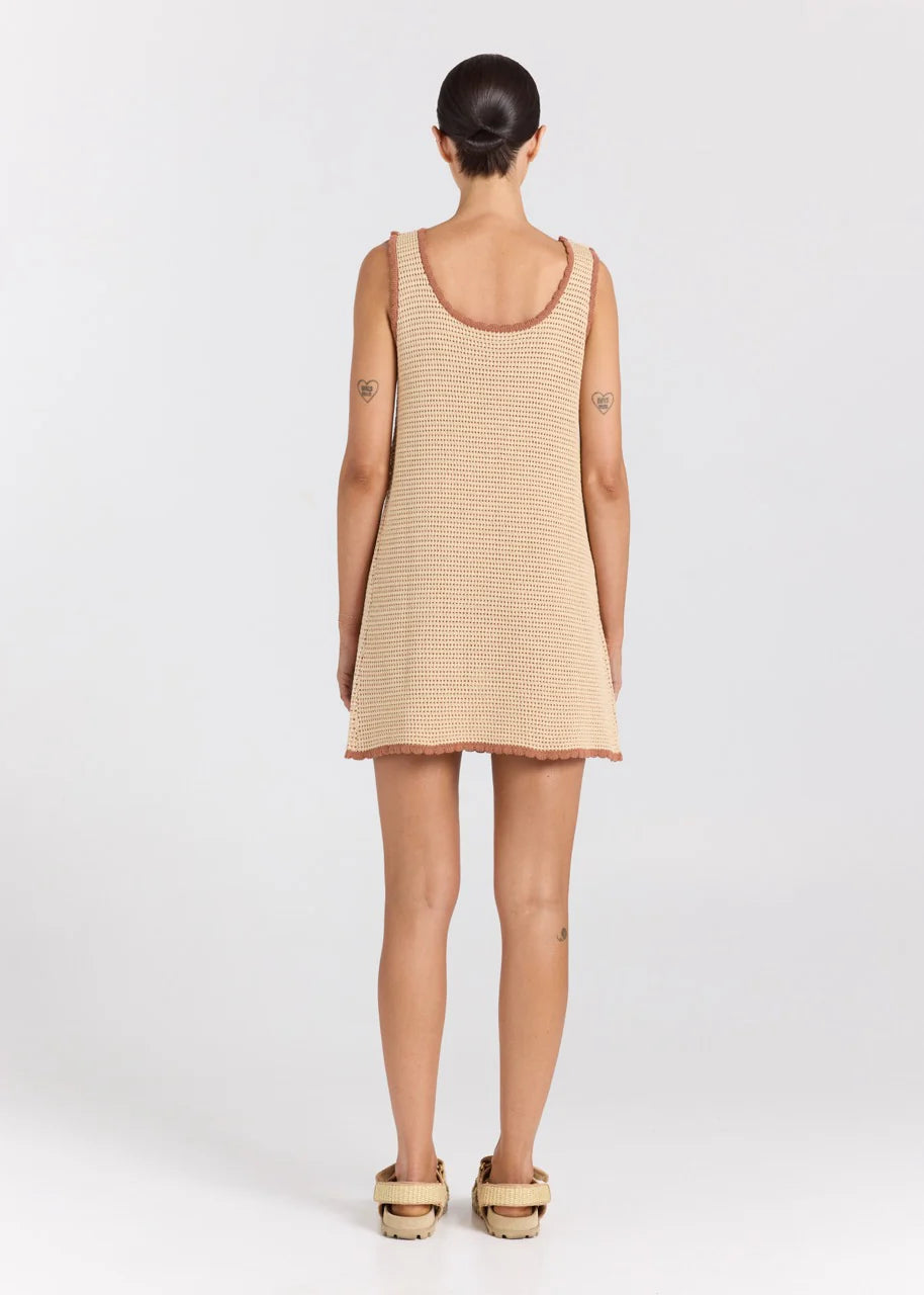 Palm Beach U Knit Dress - Sand