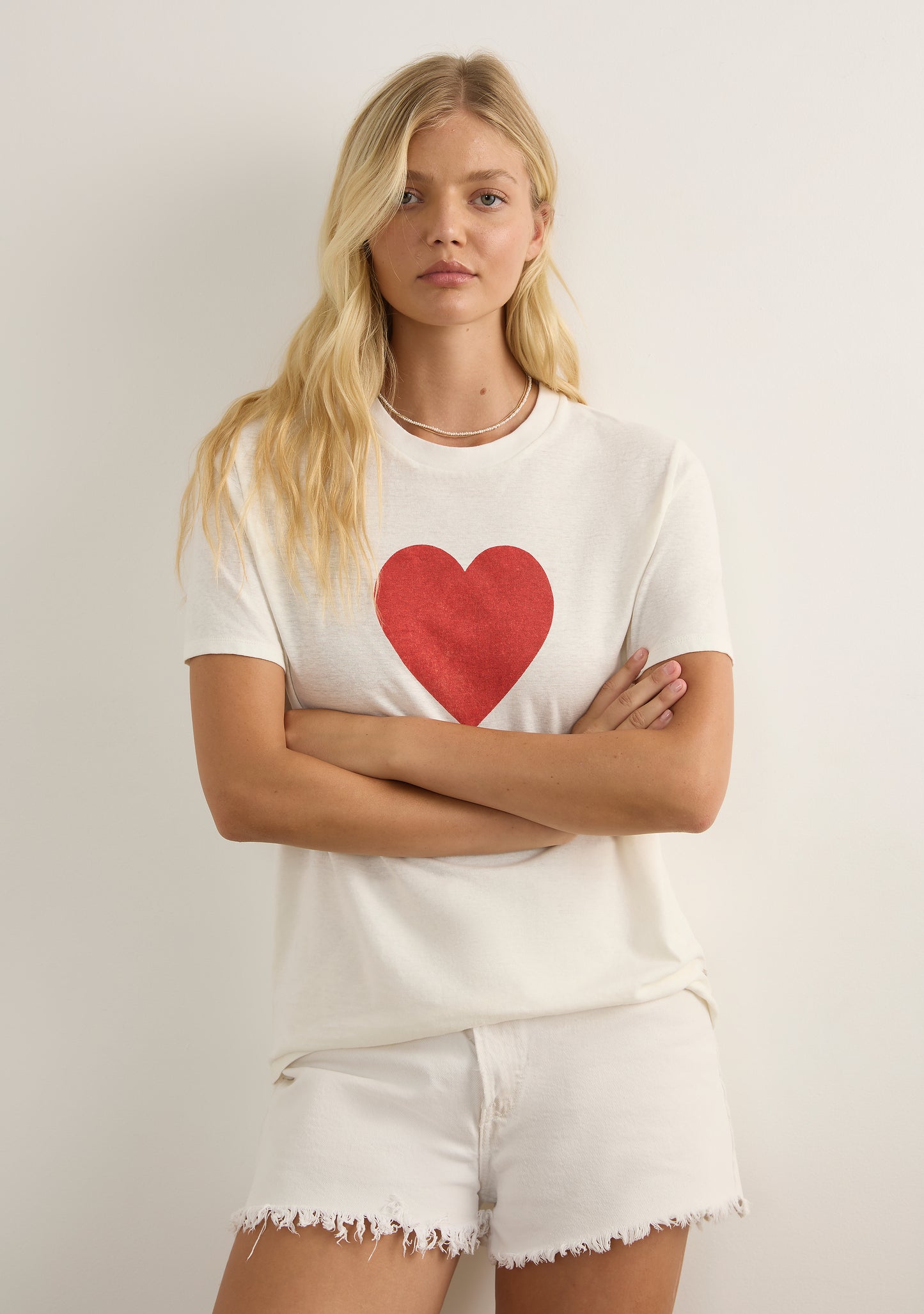 Heart Classic Tee - White