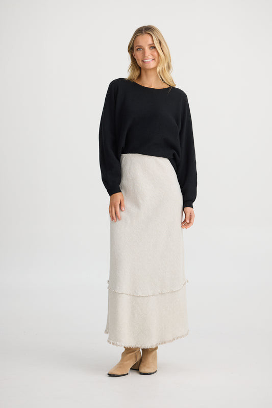Pisa Skirt - Natural Linen