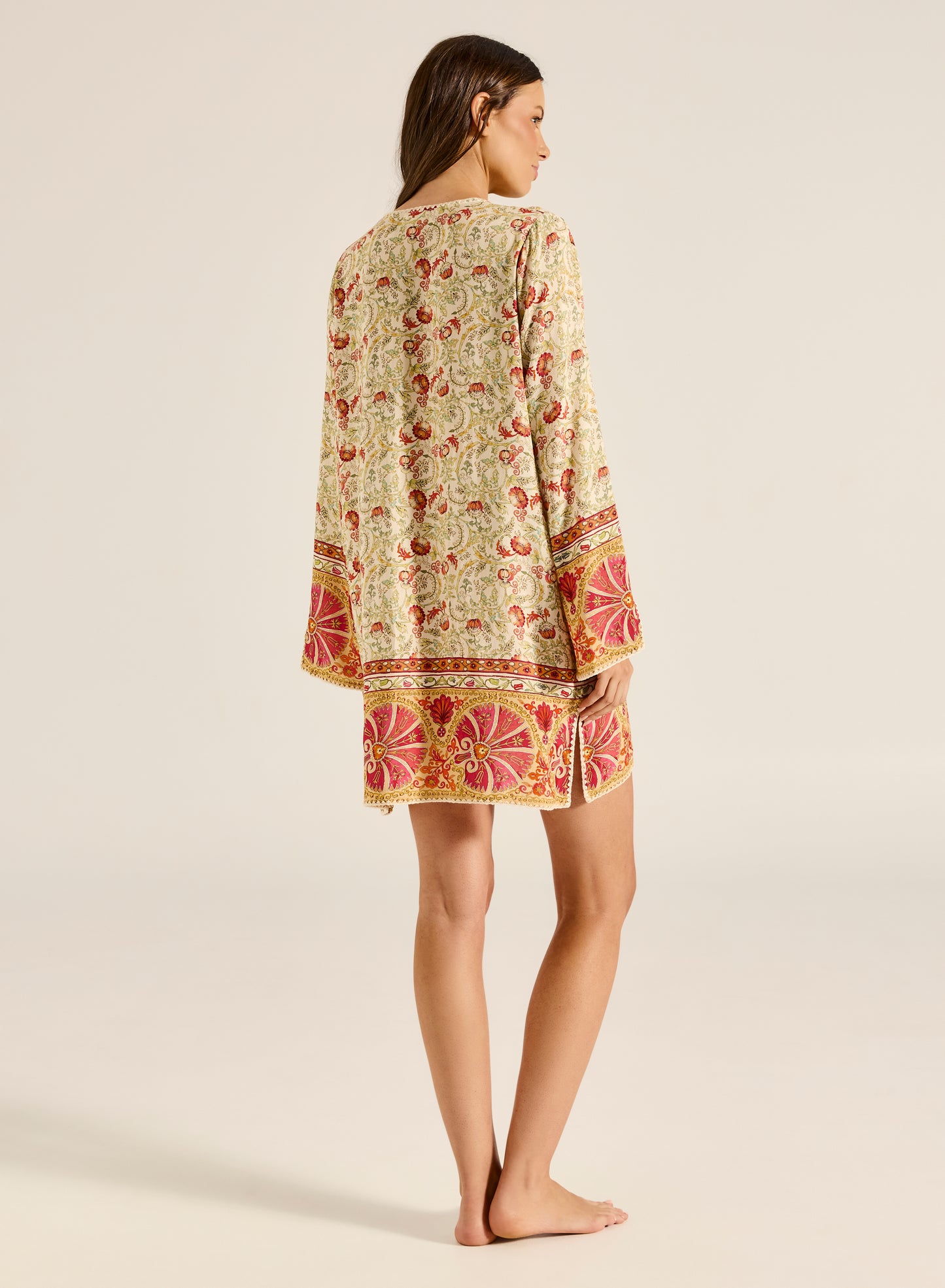 Natasha Mini Kaftan - Rosa Floral