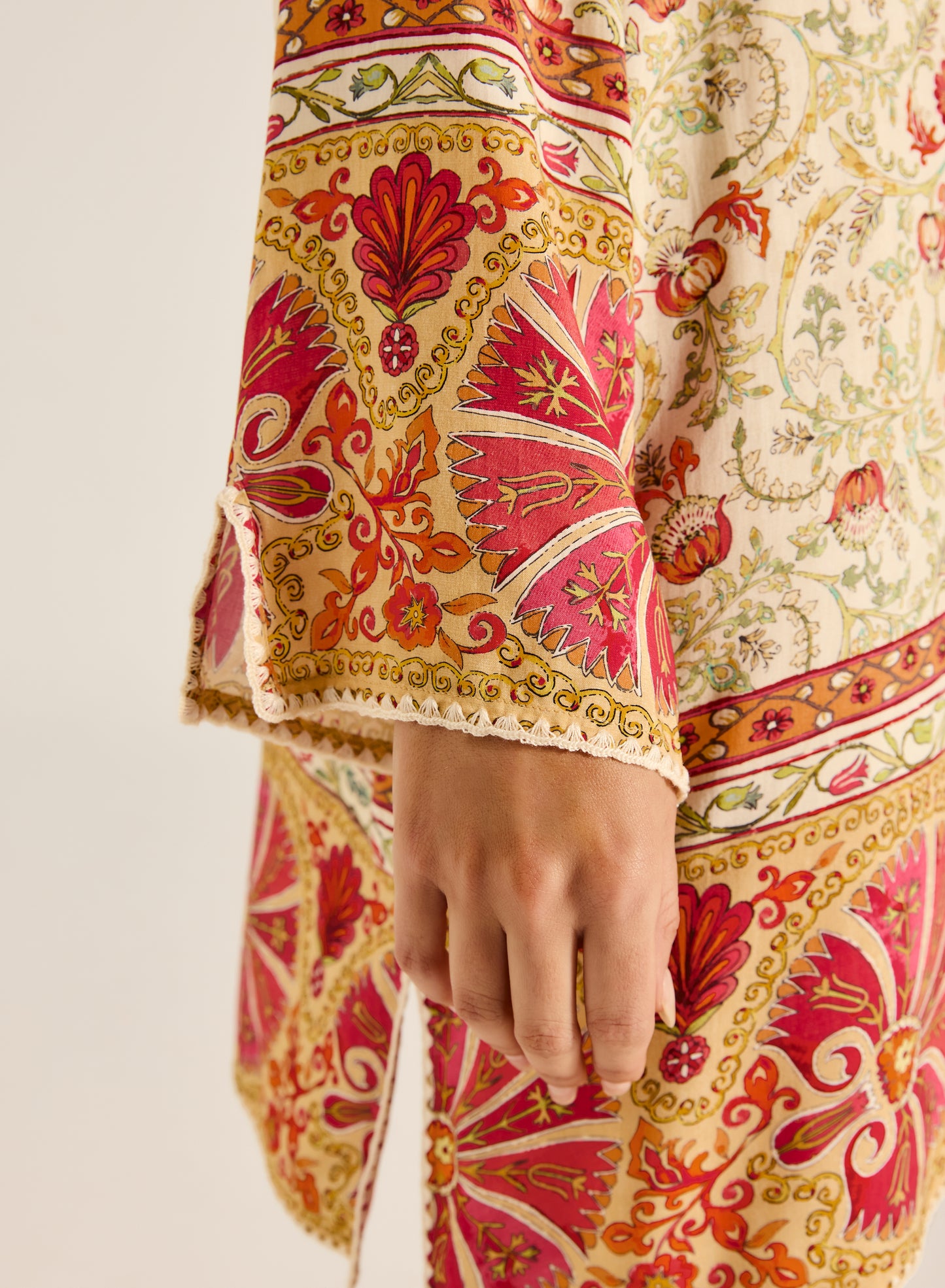 Natasha Mini Kaftan - Rosa Floral
