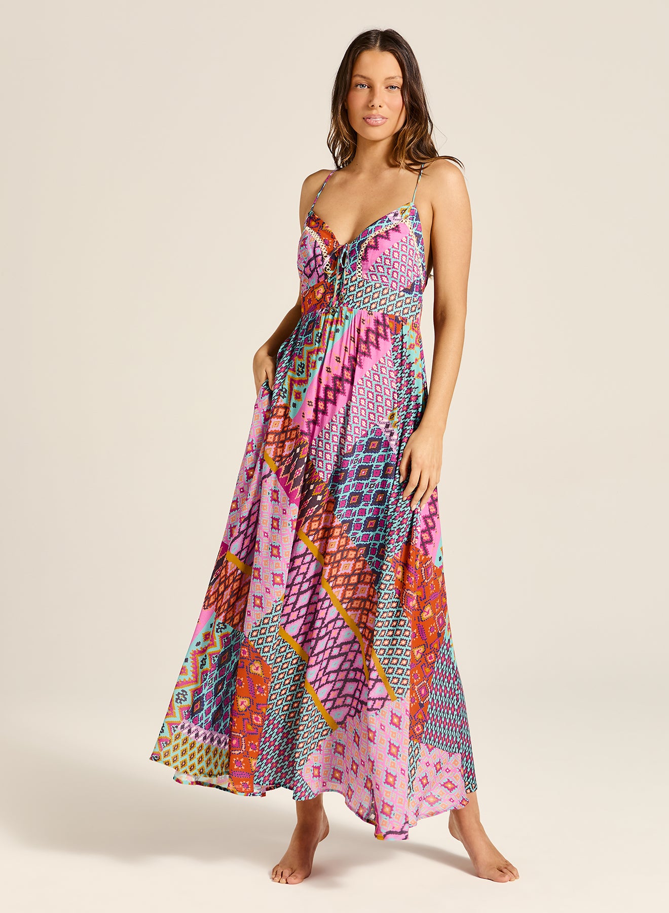 Teja Maxi Dress - Utopia Patch