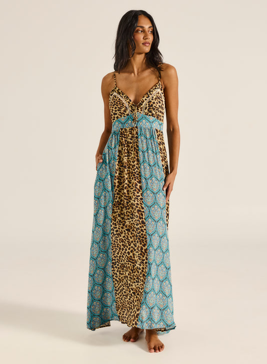 Teja Maxi Dress - Animal