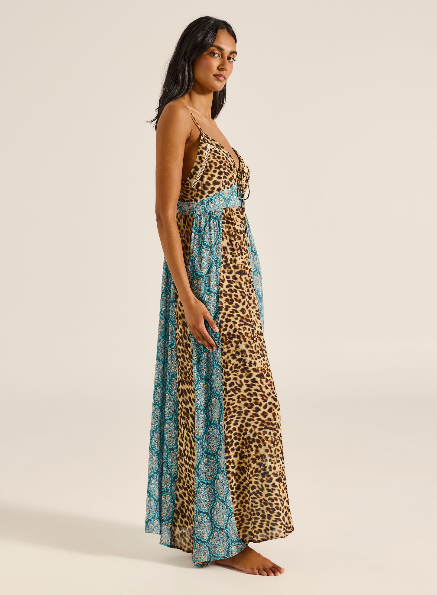 Teja Maxi Dress - Animal
