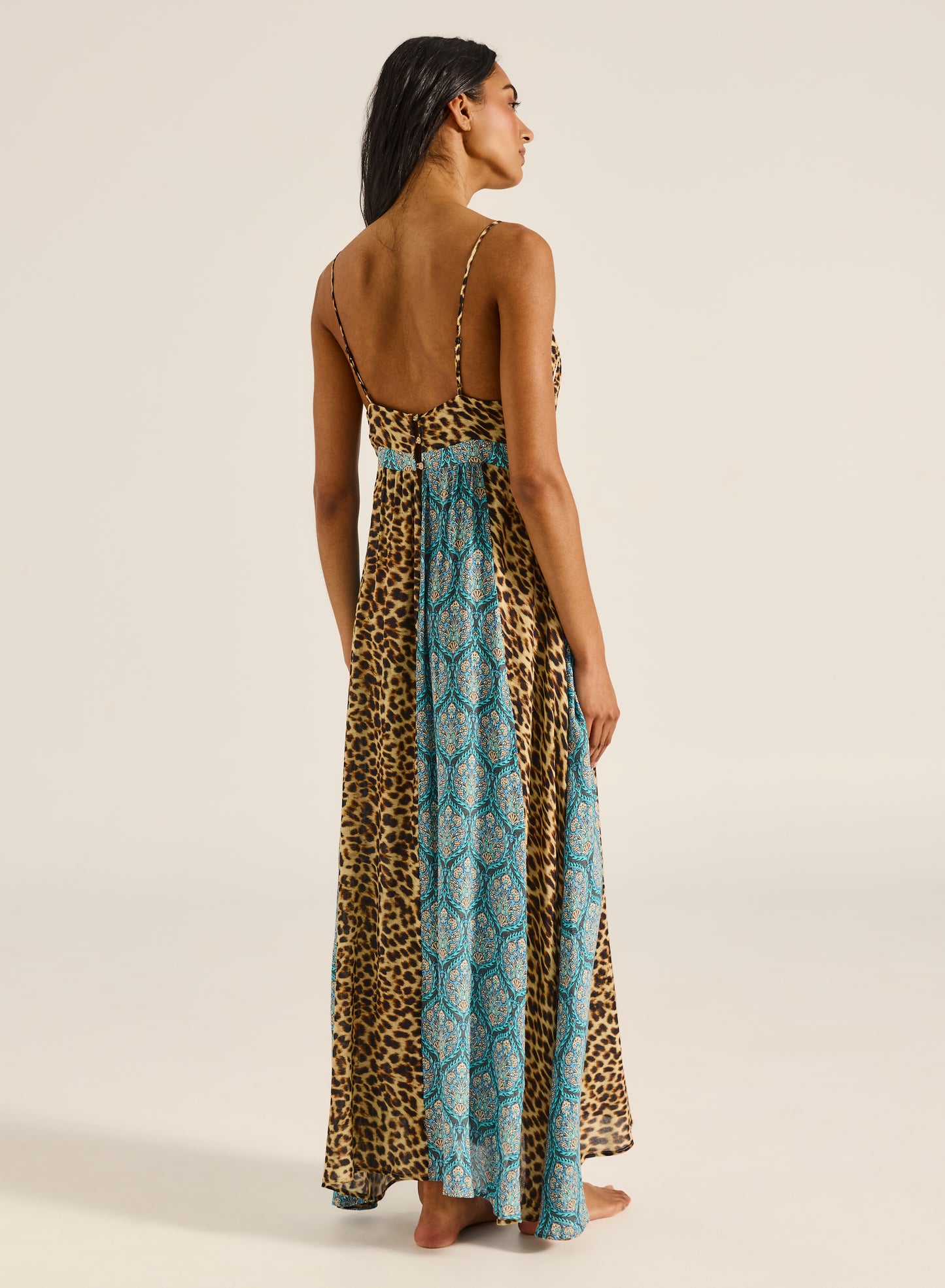 Teja Maxi Dress - Animal