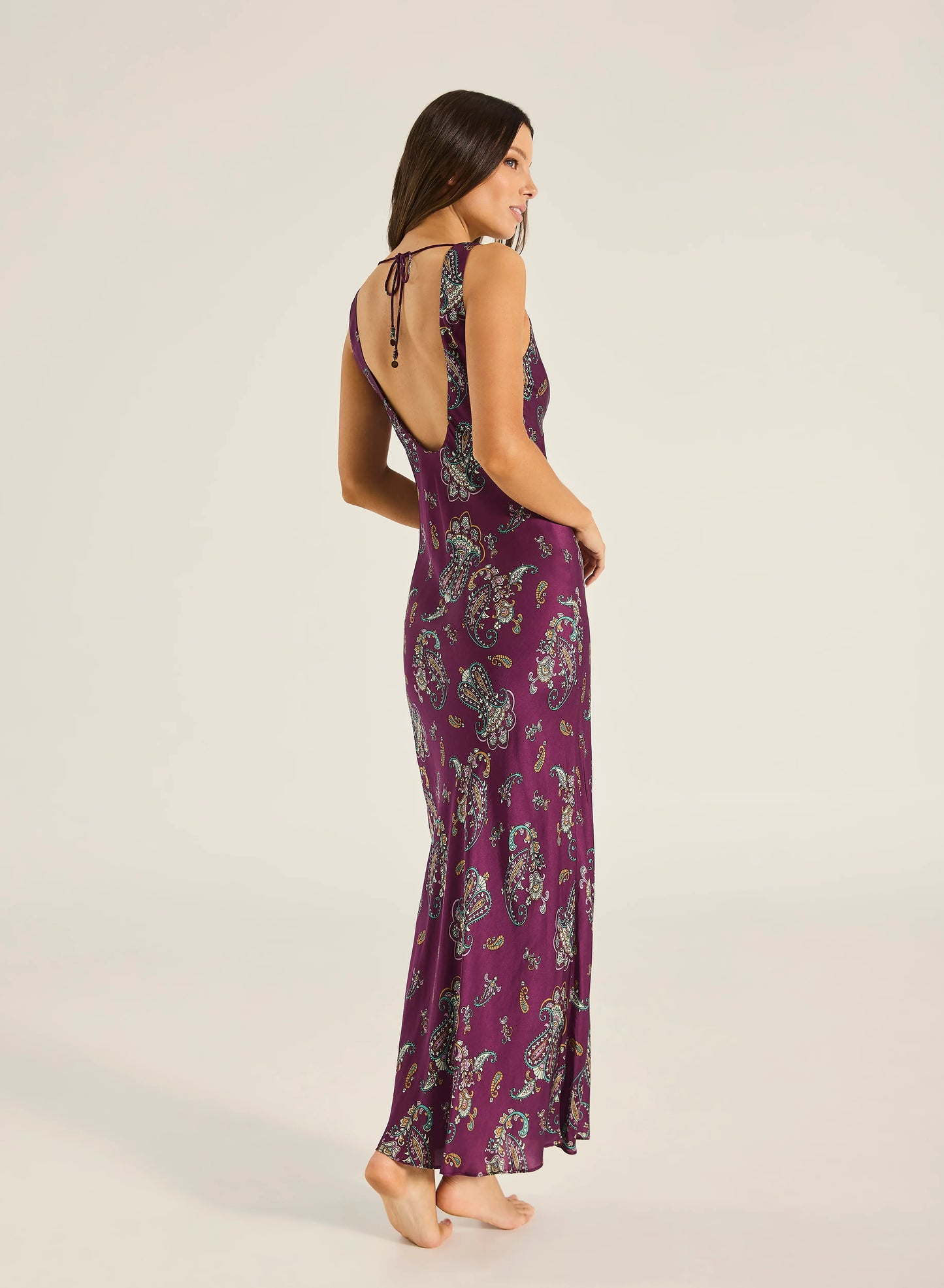 Paraiso Magnolia Maxi Dress - Wine