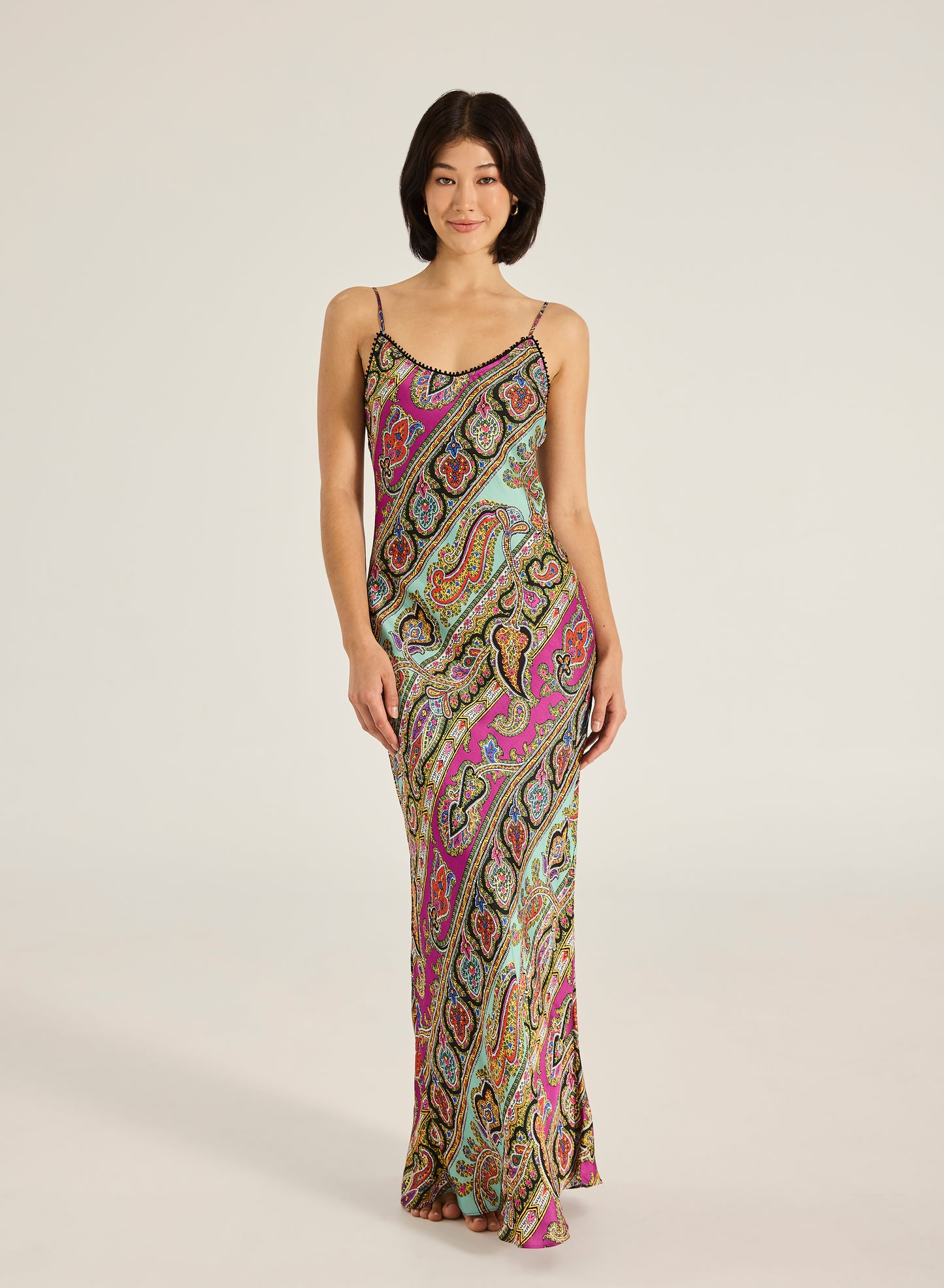 Kassia Maxi Dress - Magenta