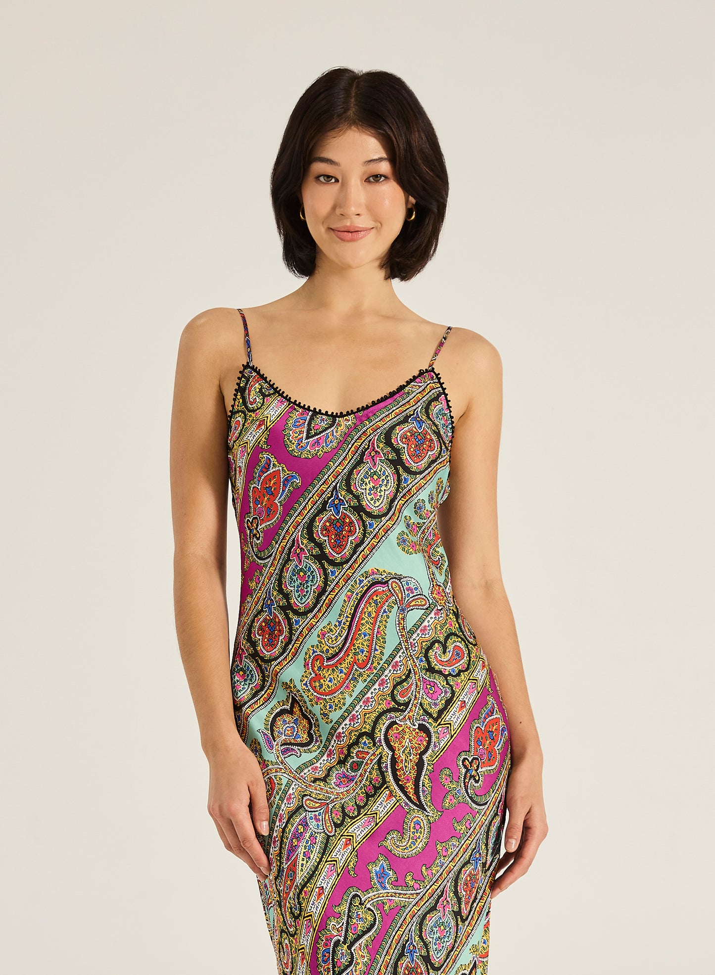 Kassia Maxi Dress - Magenta