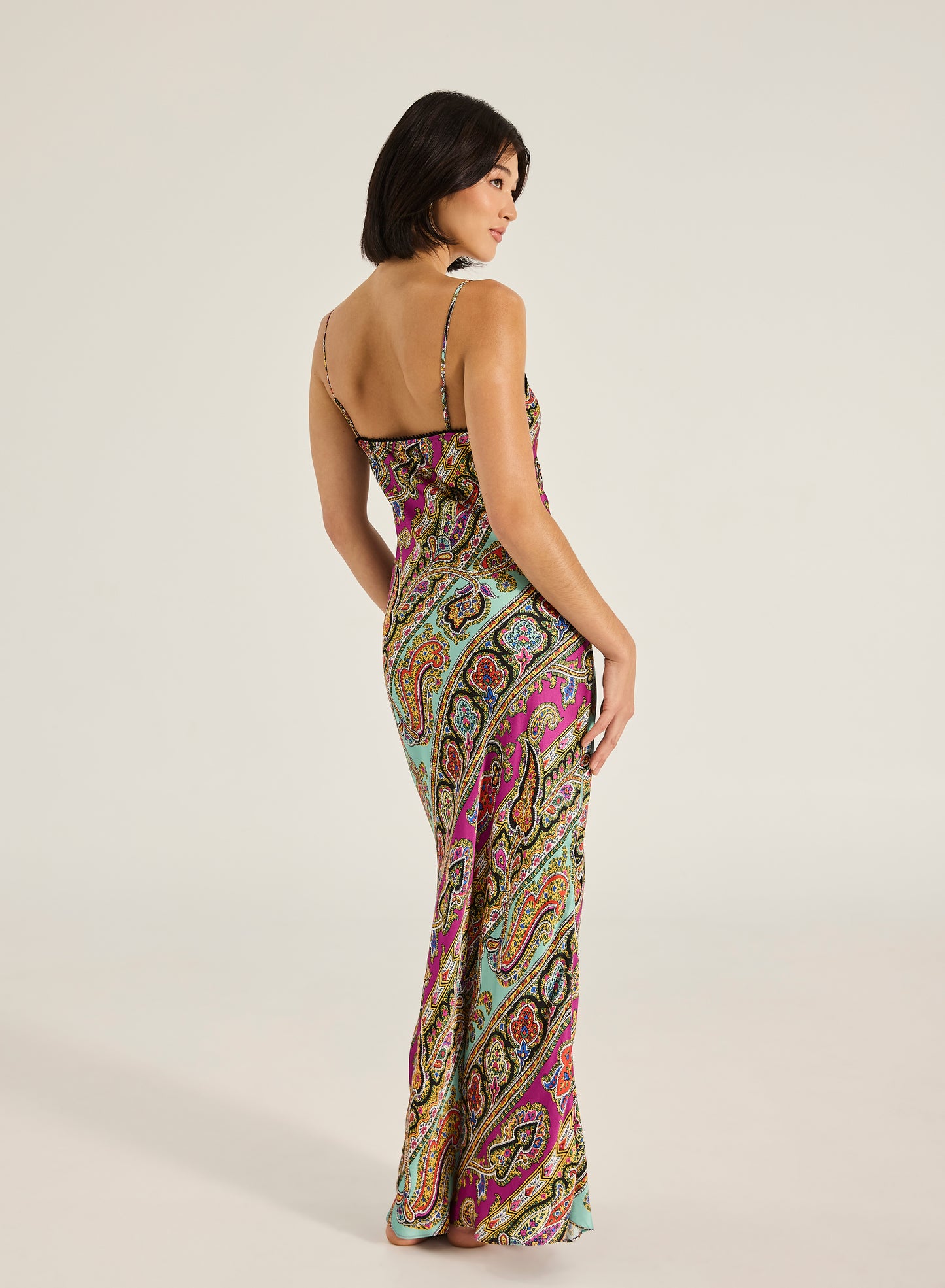 Kassia Maxi Dress - Magenta