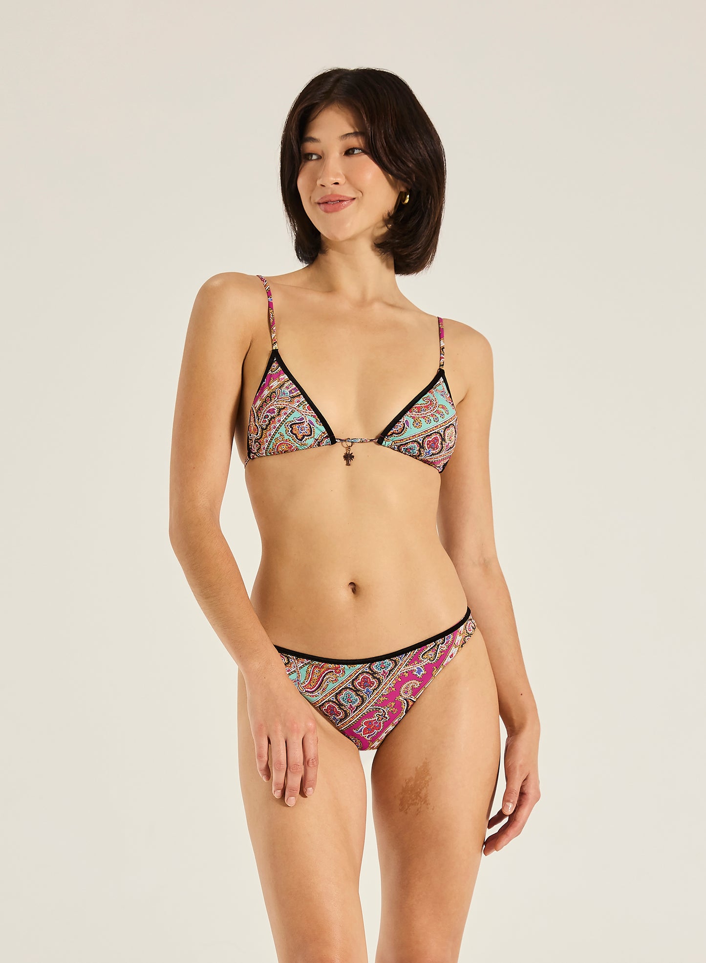 Tara Triangle Bikini - Magenta