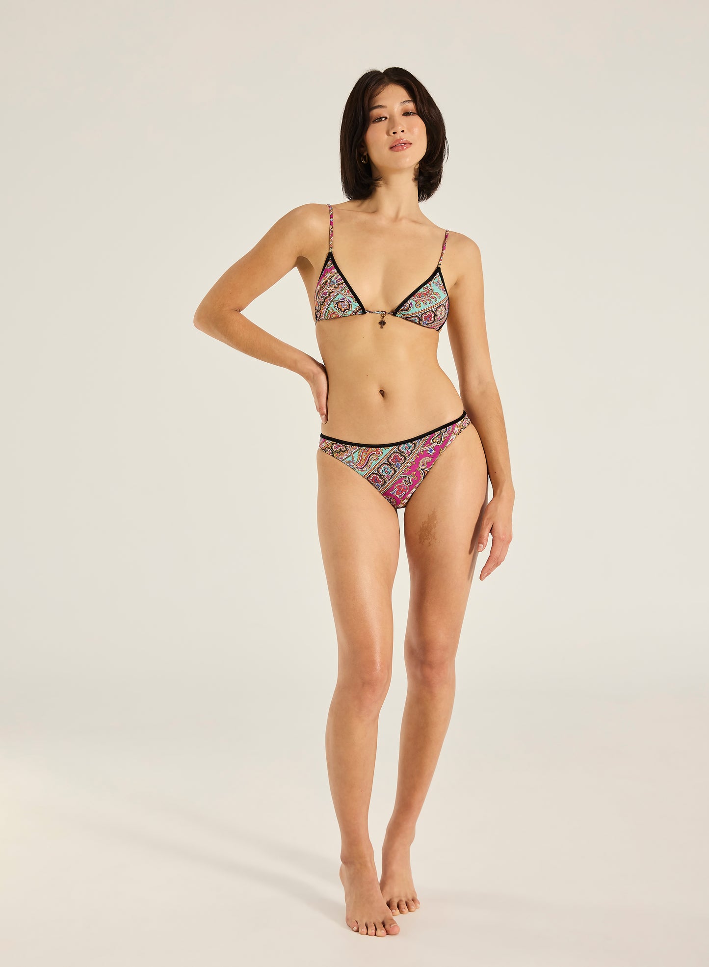 Tiger Bikini Bottom - Magenta