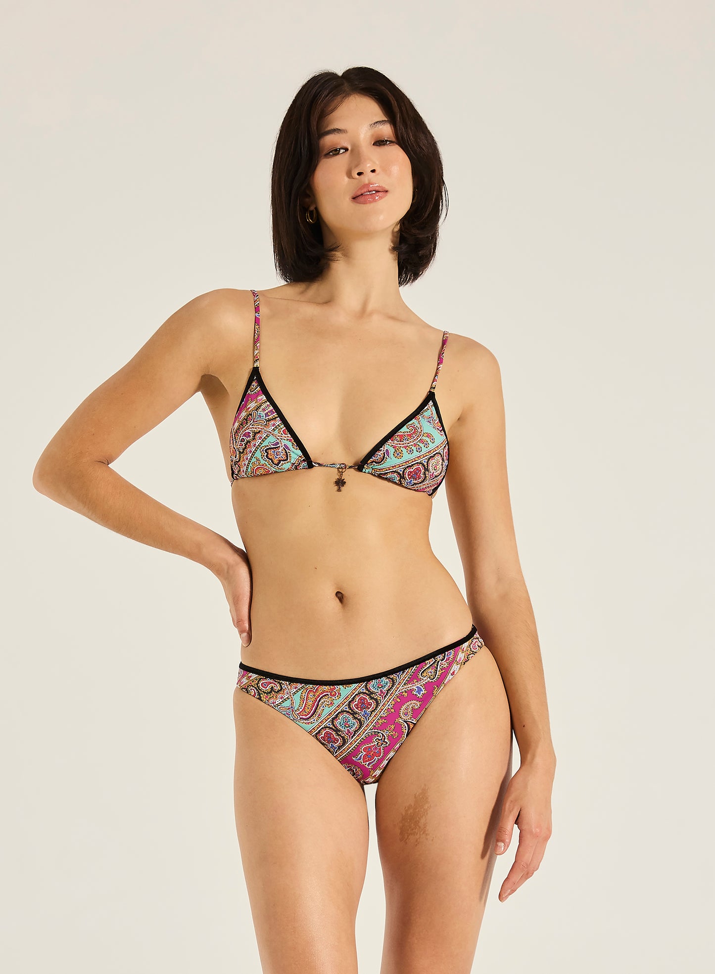 Tiger Bikini Bottom - Magenta