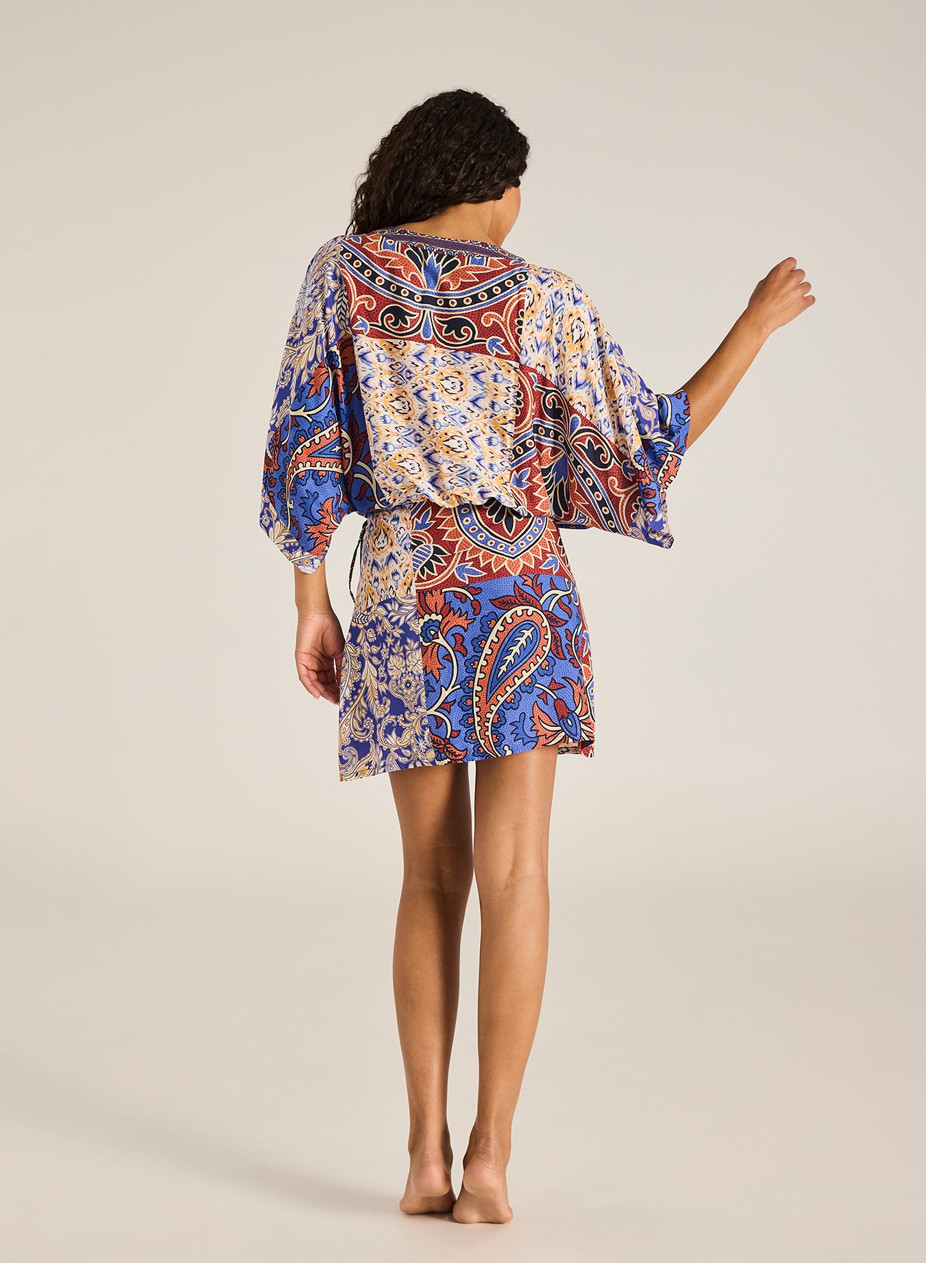 Tali Mini Wrap Dress - Azura