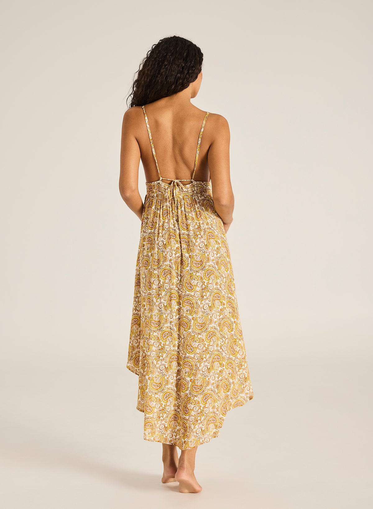 Calista Gloria Midi Dress - Sunstone