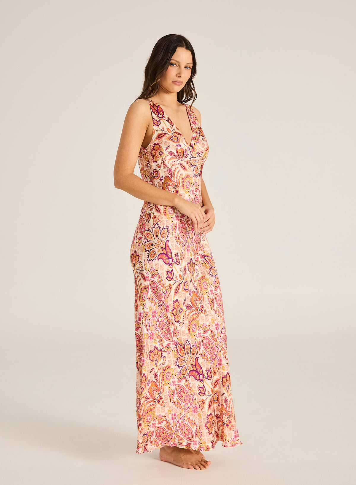 Sundara Magnolia Maxi Dress - Sangria