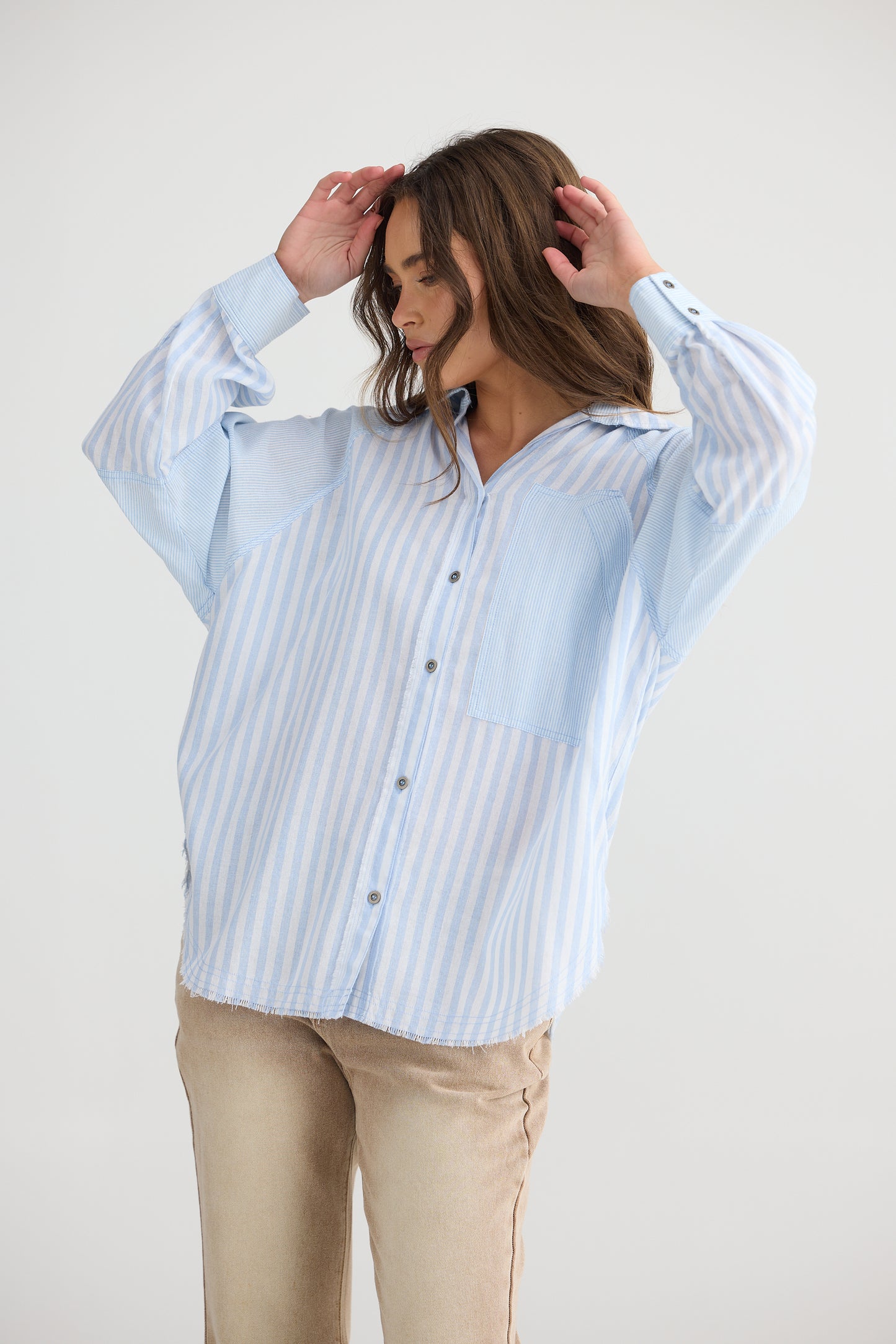 Yellowstone Shirt - Denim Stripe