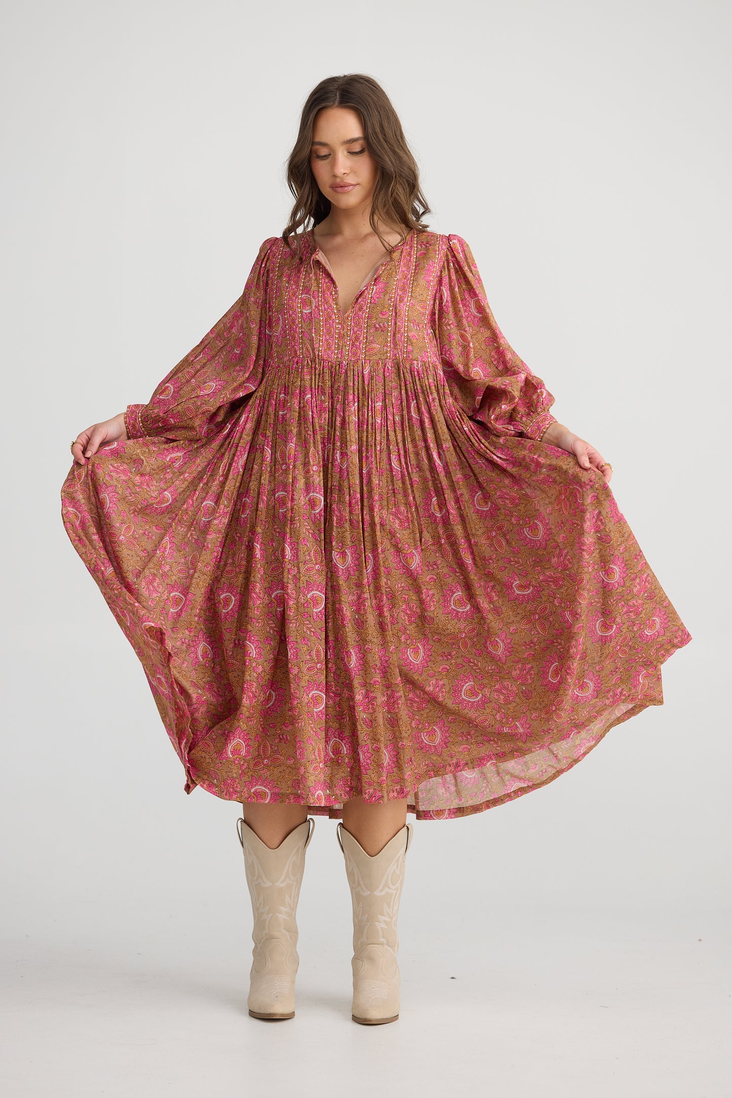 Wisteria Dress - Autumn Spritz