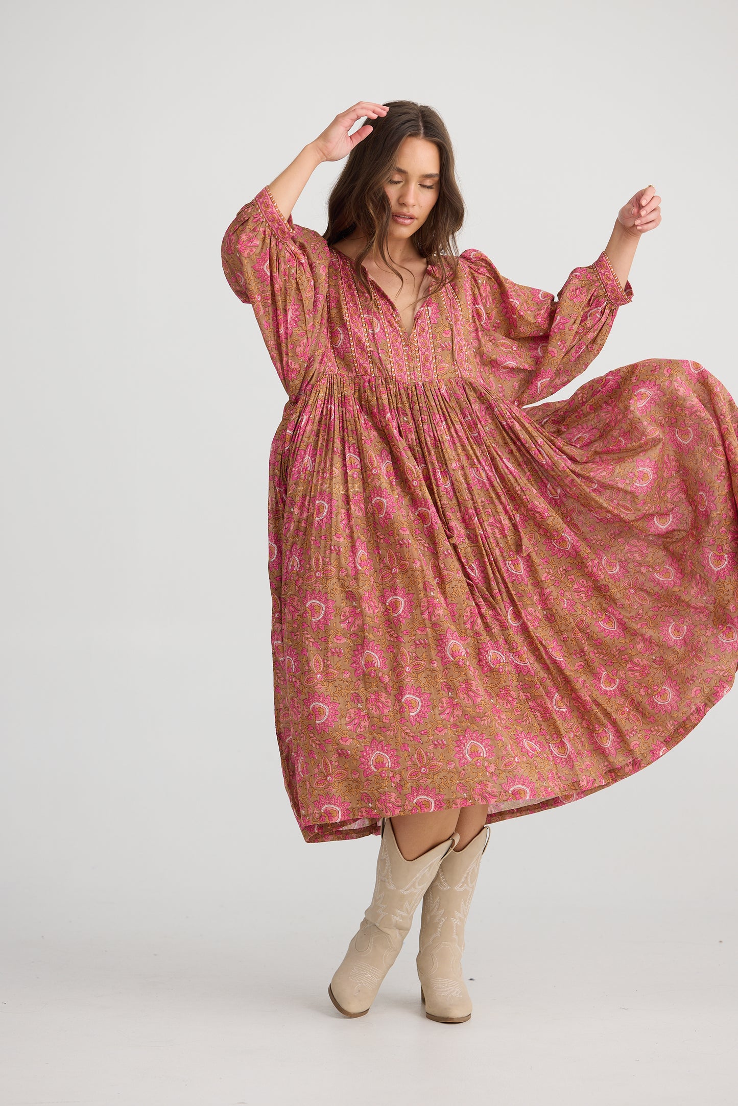 Wisteria Dress - Autumn Spritz
