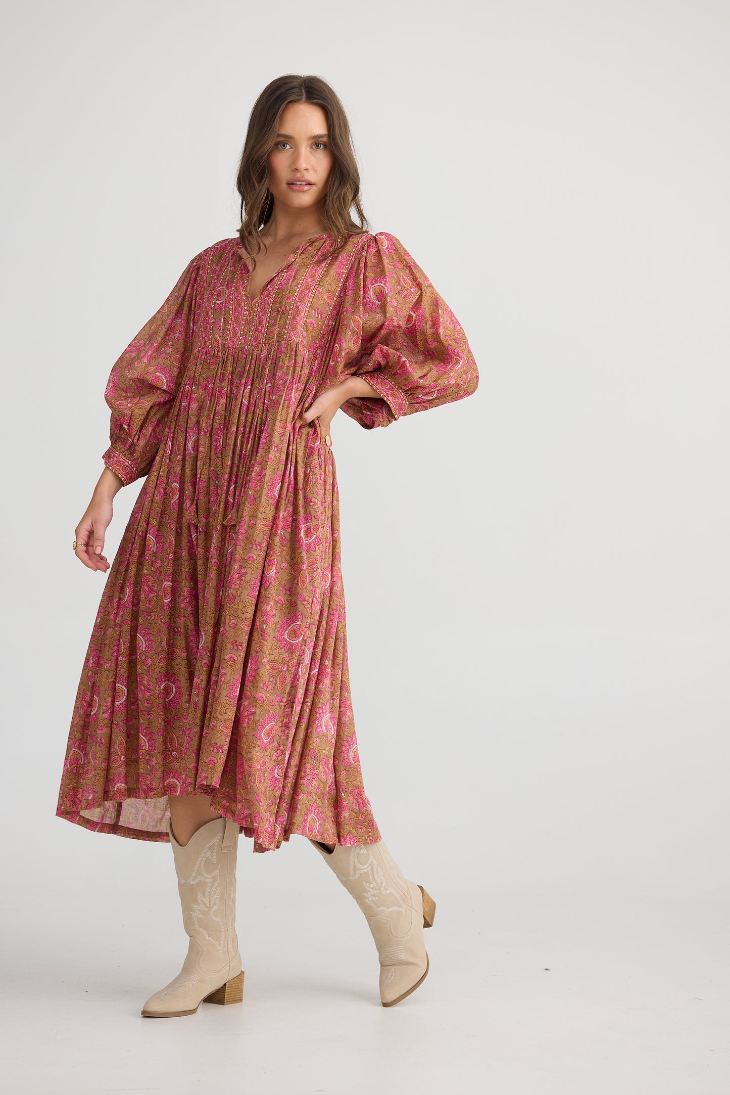 Wisteria Dress - Autumn Spritz