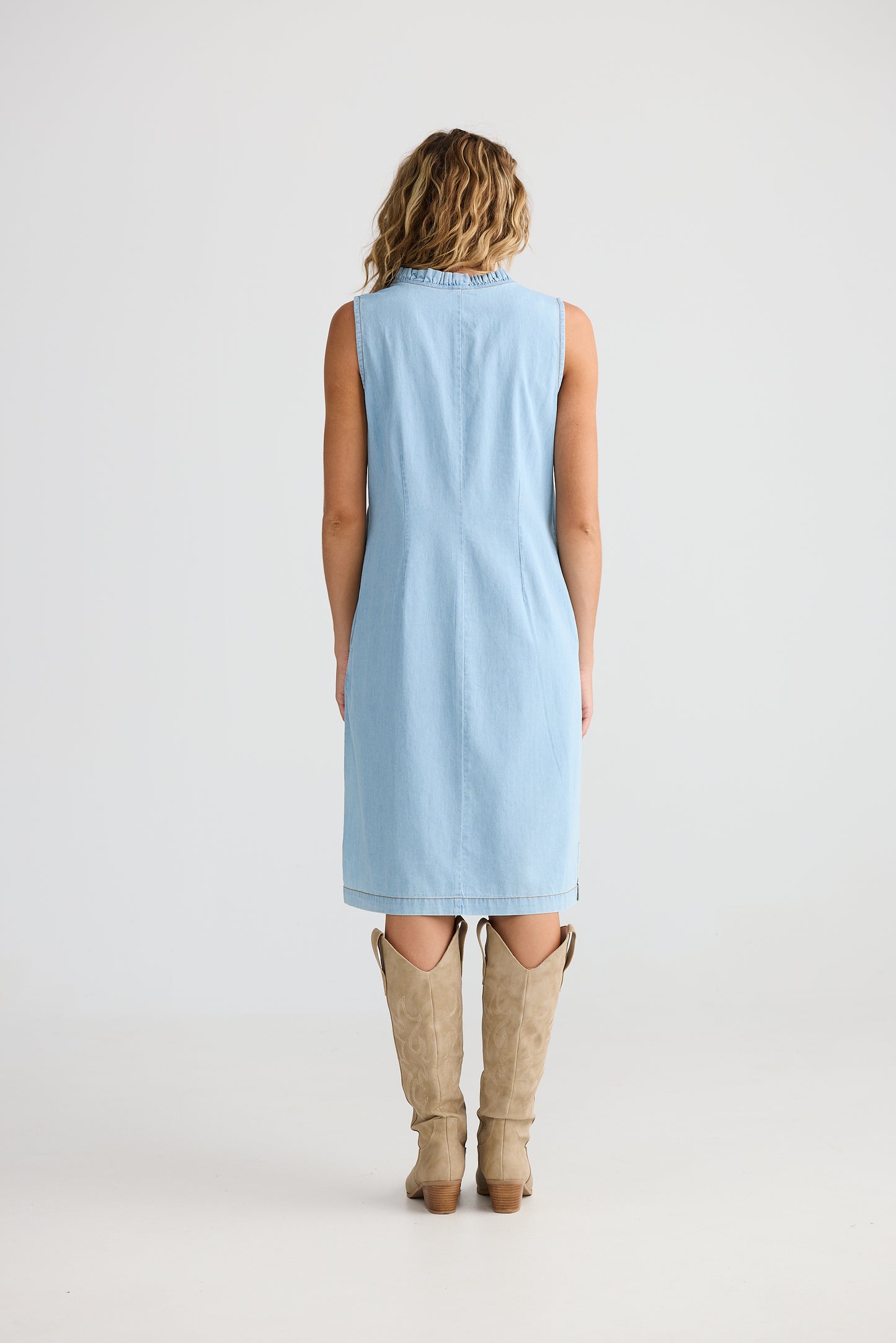 Vera Denim Dress - Light Denim