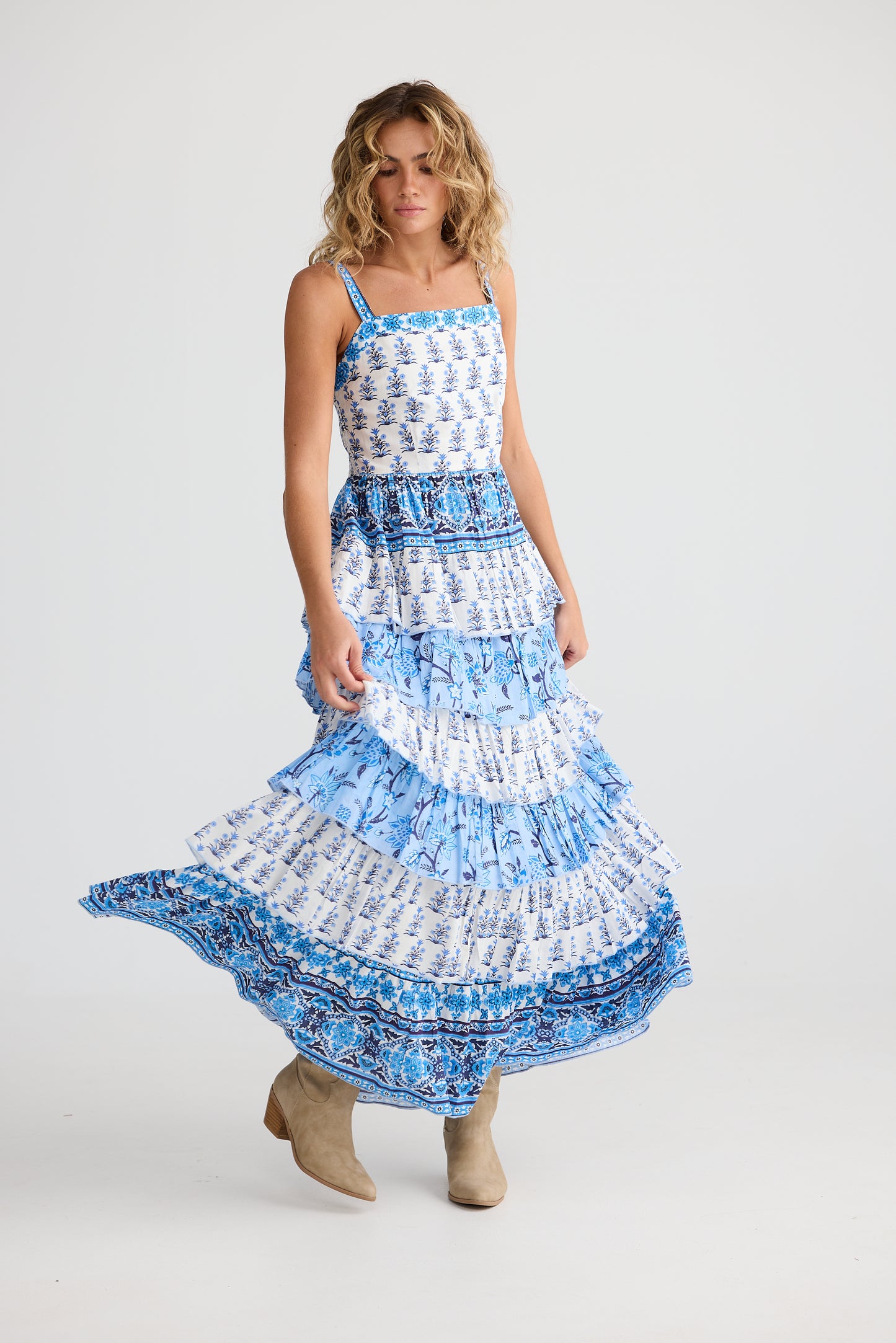 Paloma Dress - Blueberry Fields