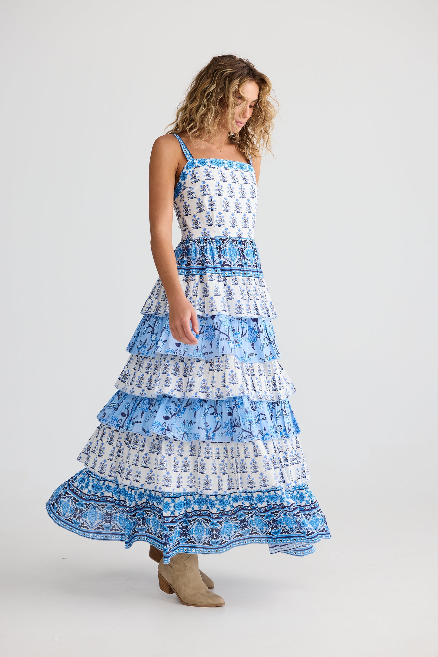 Paloma Dress - Blueberry Fields