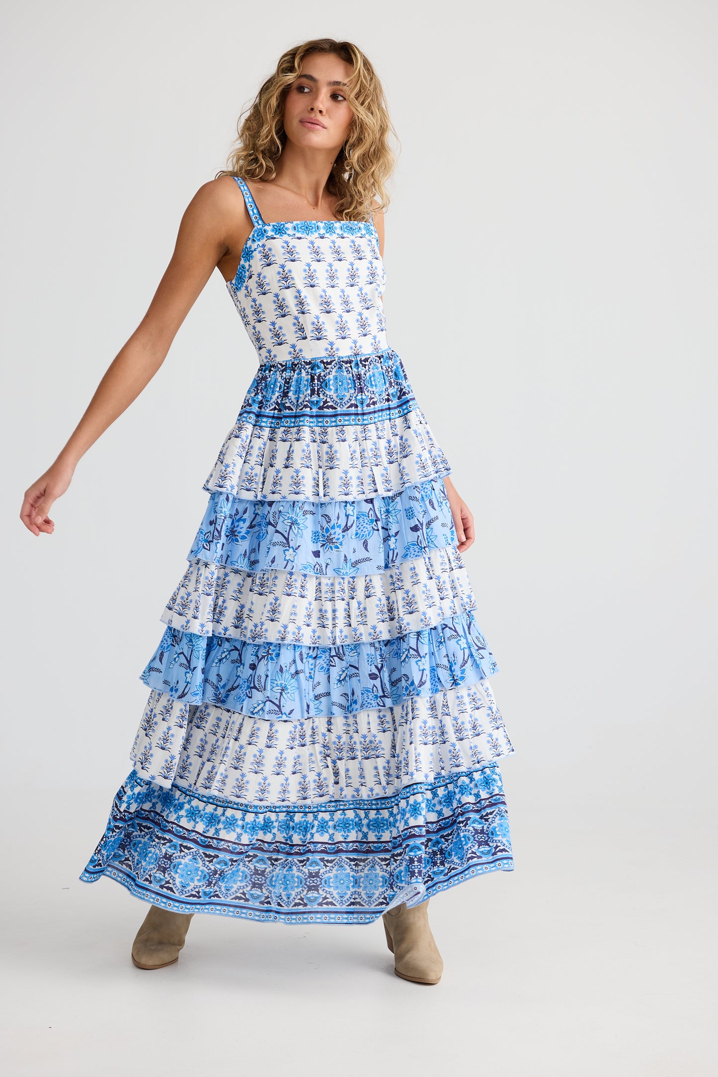 Paloma Dress - Blueberry Fields