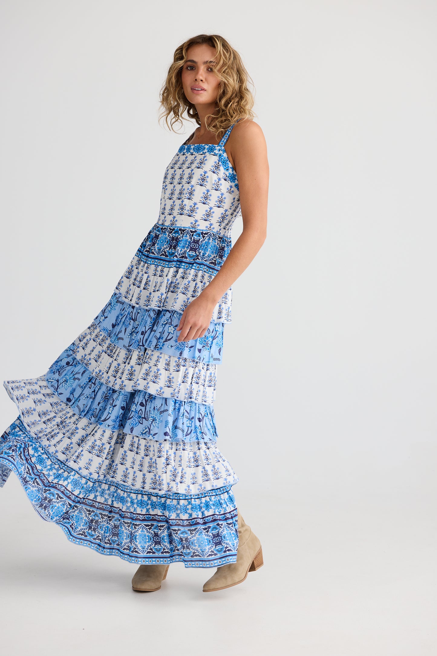 Paloma Dress - Blueberry Fields