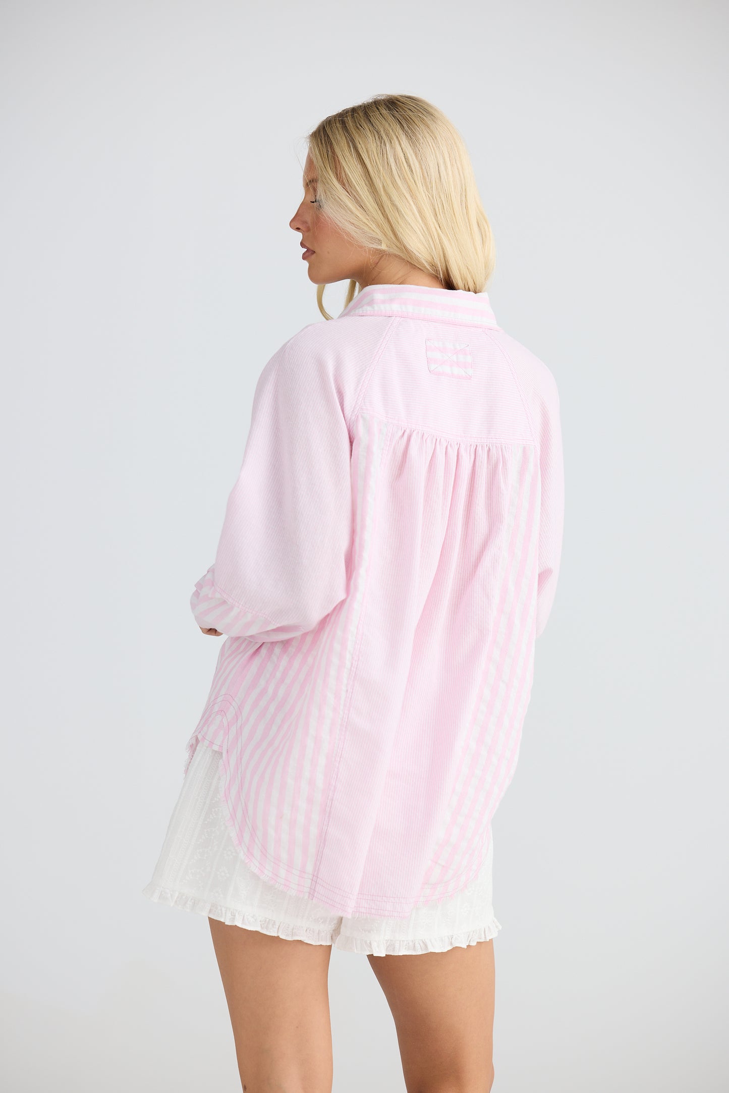Yellowstone Shirt - Pink Stripe