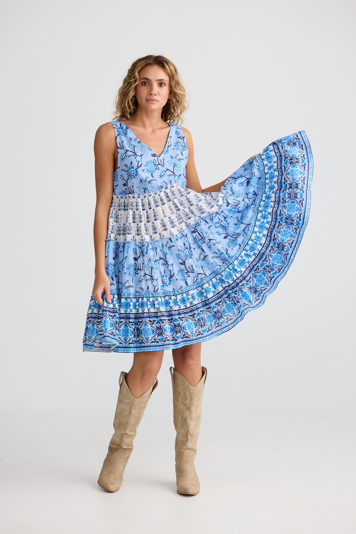 Lucky Charm Dress - Blueberry Fields