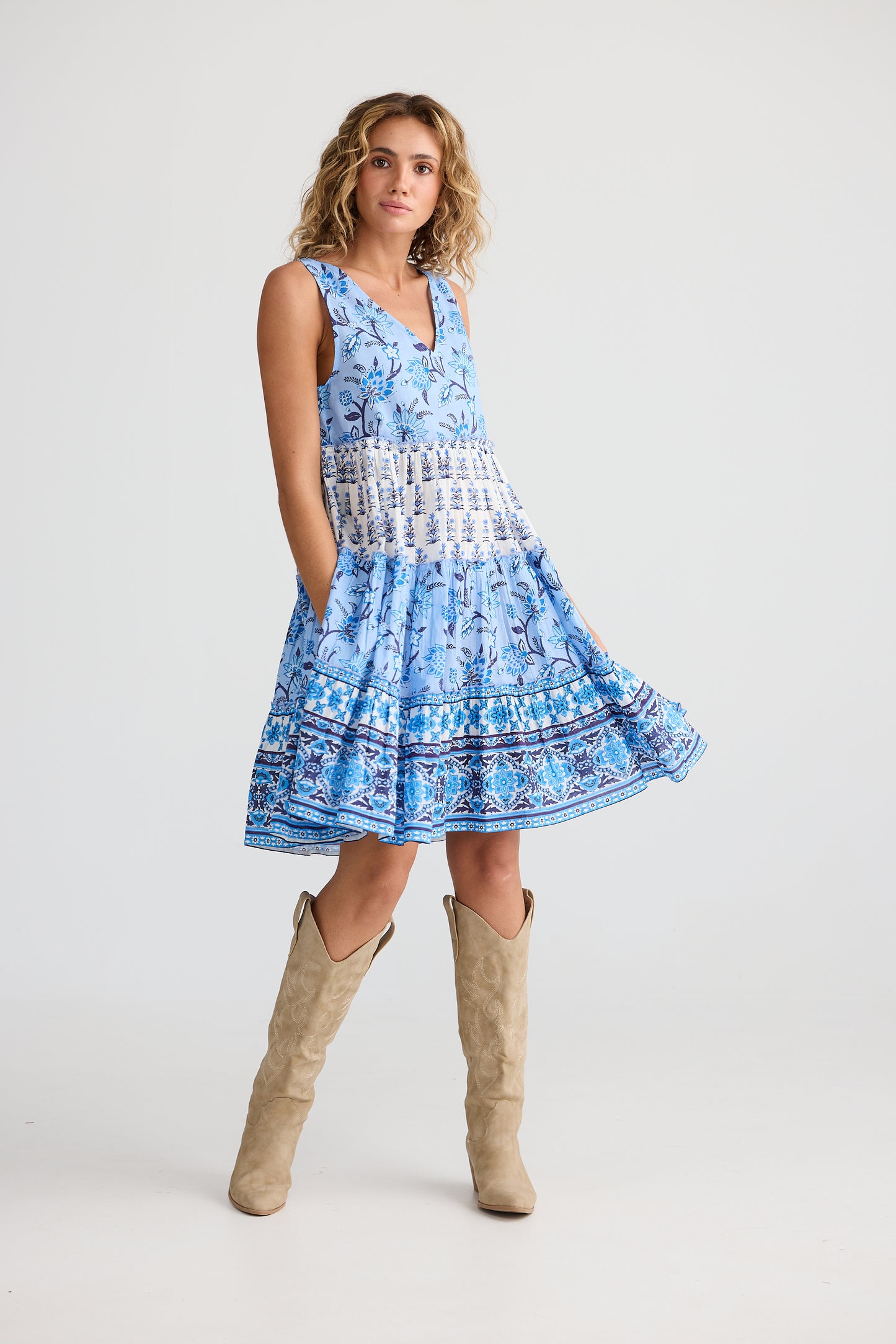Lucky Charm Dress - Blueberry Fields