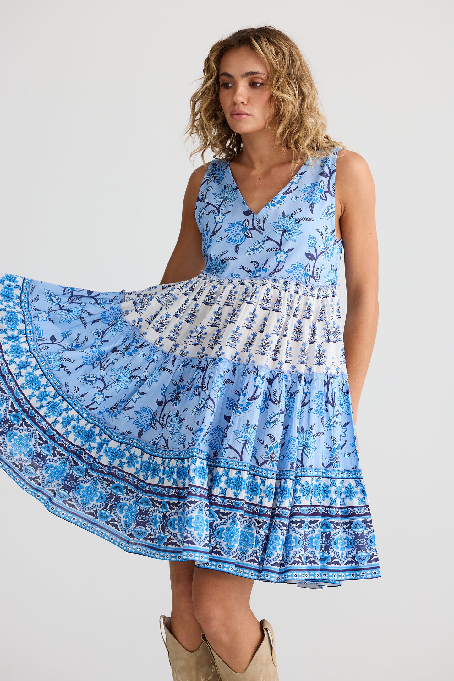 Lucky Charm Dress - Blueberry Fields