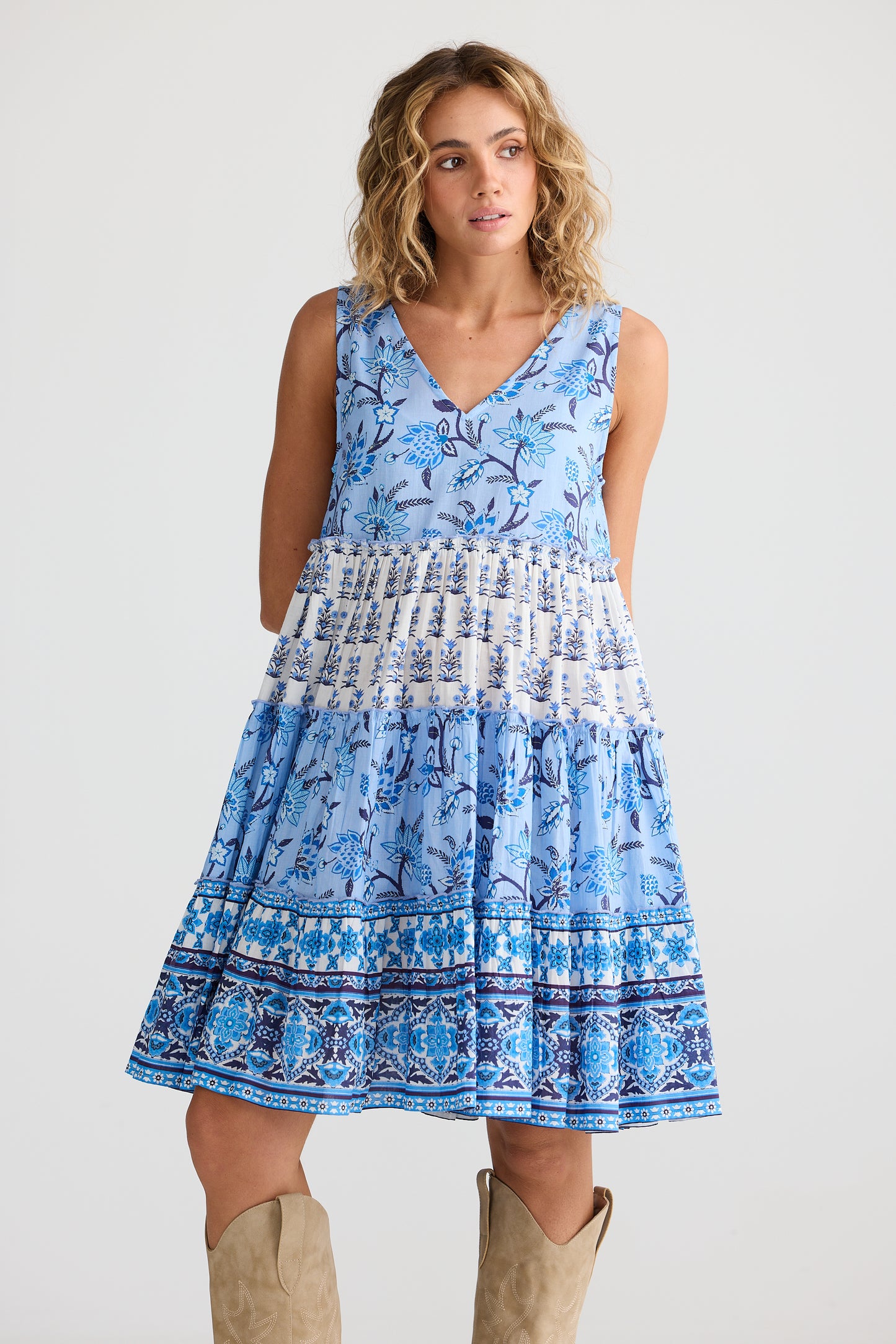 Lucky Charm Dress - Blueberry Fields
