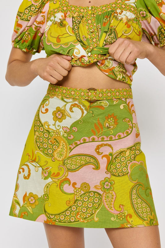 Tammy Midi Skirt - Spring