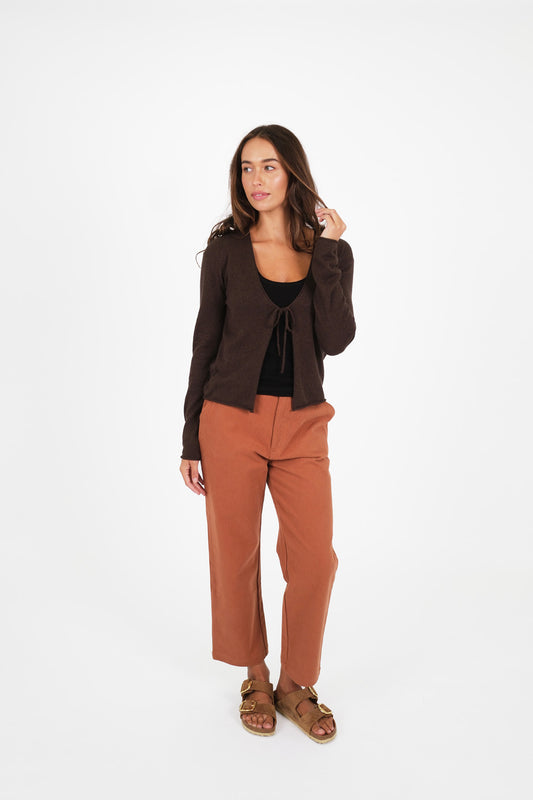 Day Dreamer Tie - Espresso