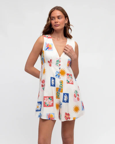 Belle Playsuit - Exclusive print