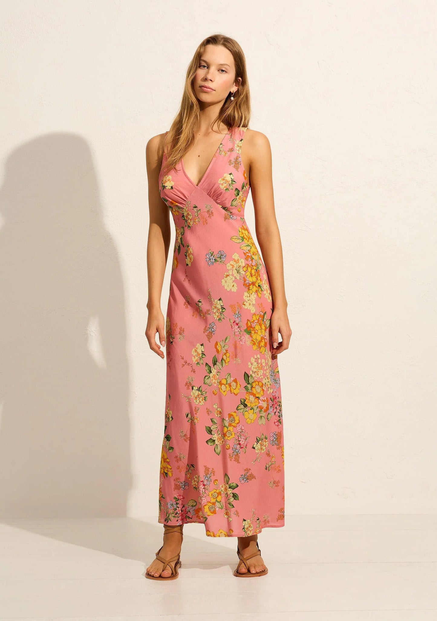 Lara Maxi Dress - Pink Azalea