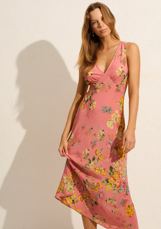 Lara Maxi Dress - Pink Azalea