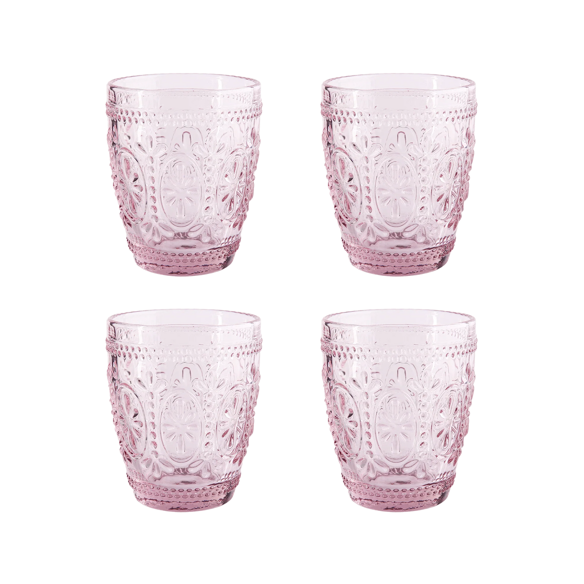 Tumbler Glass Set of 4 - Primrose